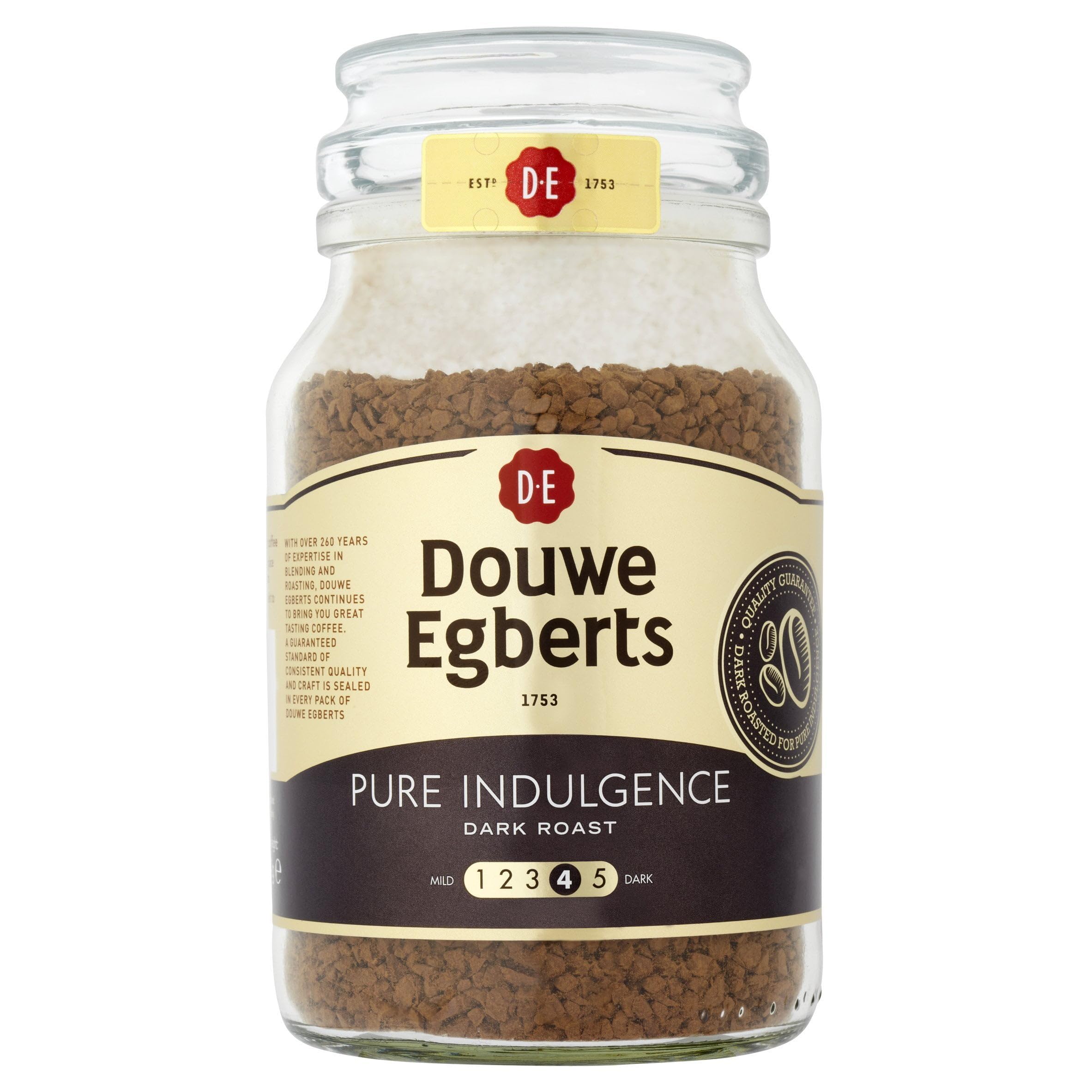 Douve Egbert Instant Coffee Dark Roast 95gm, Pure Indulgence (Imported)
