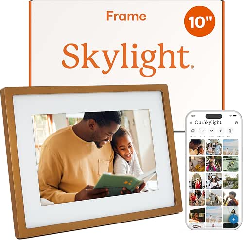 Skylight Digital Picture Frame - WiFi Enabled with Load from