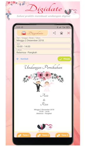 Digidate Pembuat Kartu Undangan