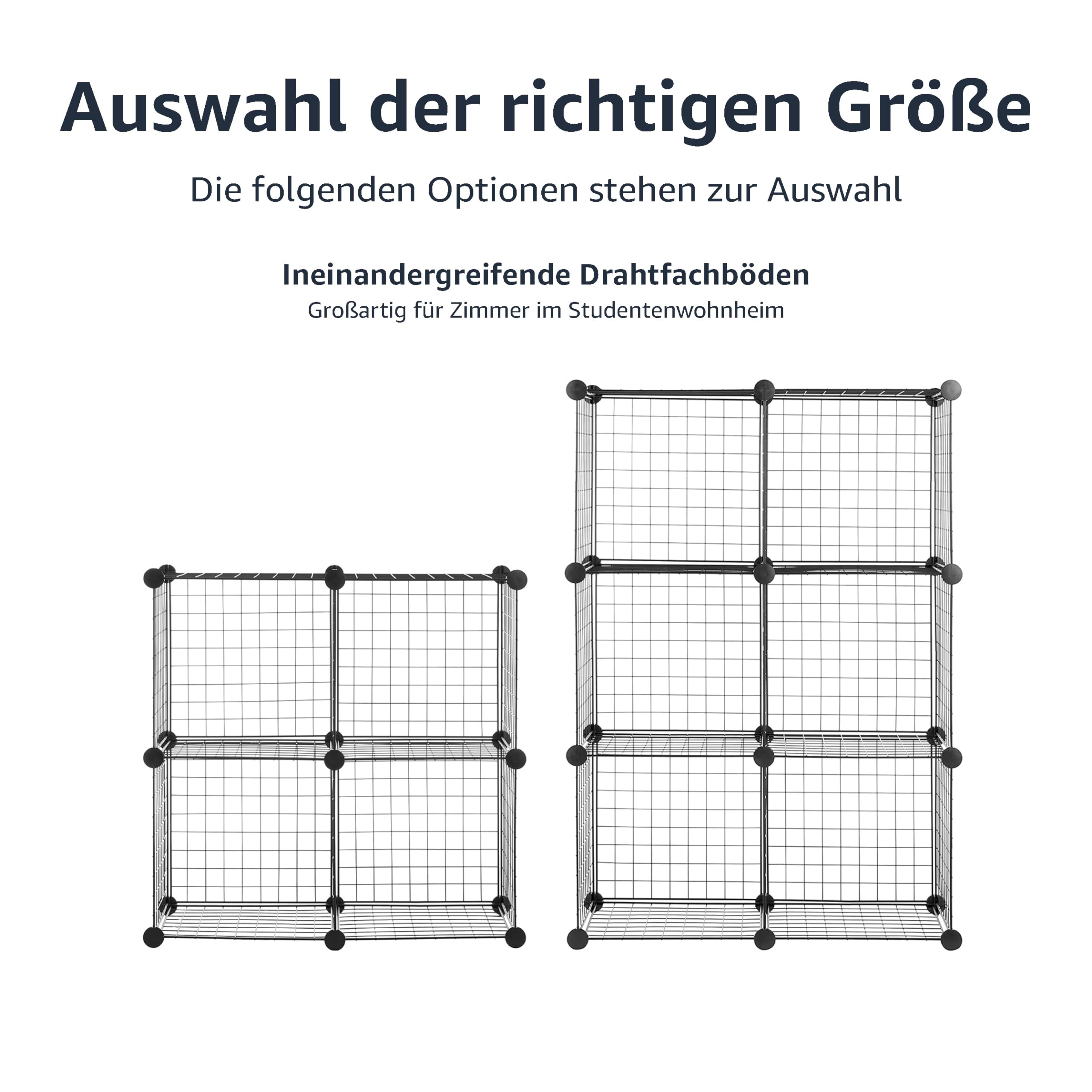 Modulares Würfelregal für vertikalen Stauraum