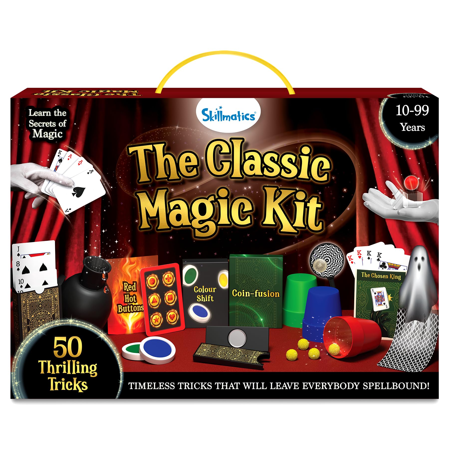 Skillmatics Magic Kit for Kids – Perform 50 Classic Magic Tricks & Illusions with Real Magician Props, Step-by-Step Guide & Secret Techniques, Fun Gift for Boys & Girls Ages 8, 9, 10, 11, 12 & Up-image-34