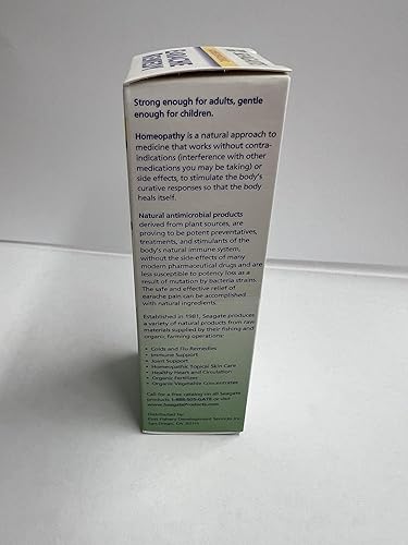 Miniatura 3 de Seagate Products Homeopathic Extracto de hoja de olivo Remedio para el dolor de oídos 0.5 onzas (paquete de 2)