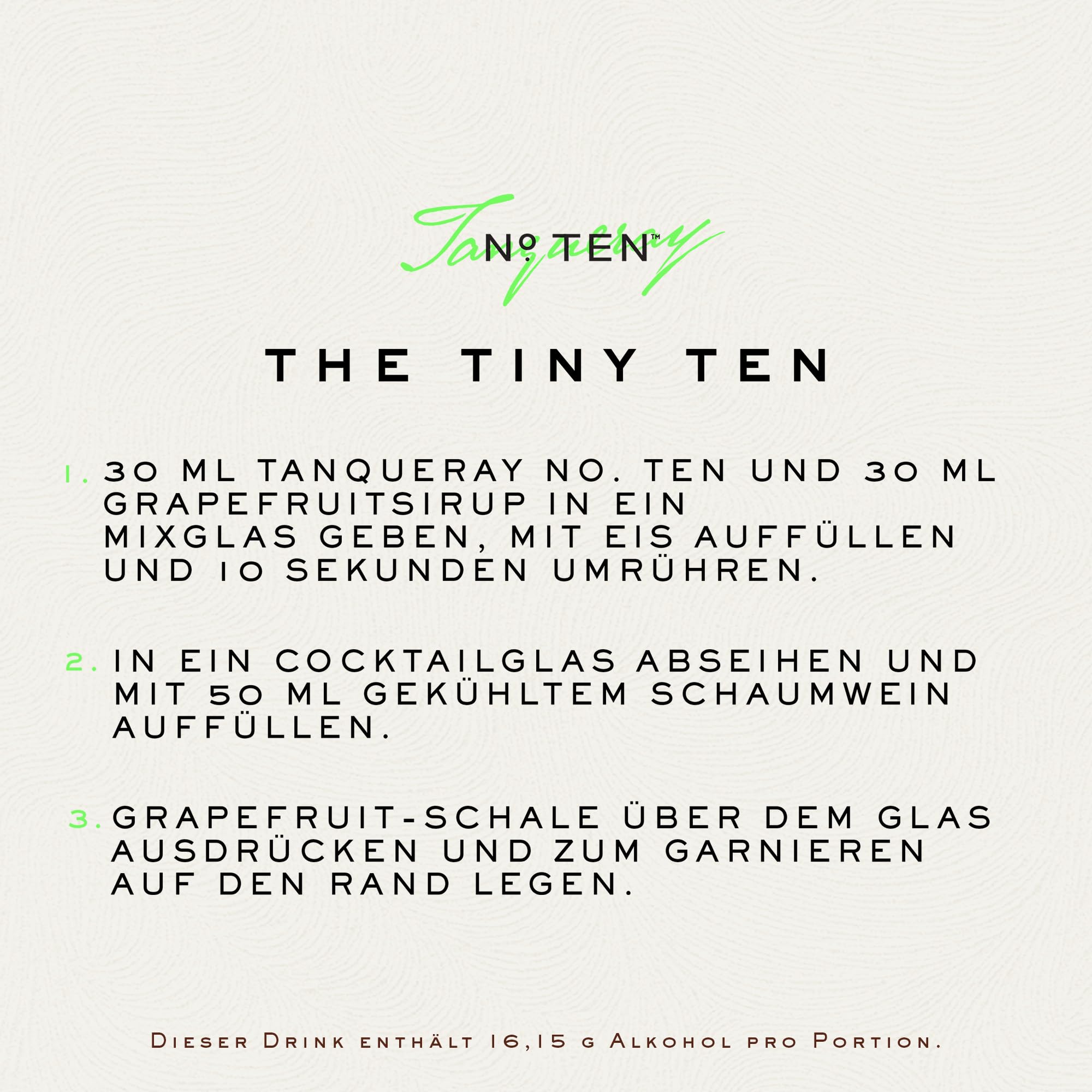 Tanqueray No. 10, Premium, Geschenk für besondere Momente, Spirituose für Gin & Tonic, Ten, 47% Vol, 700ml Einzelflasche