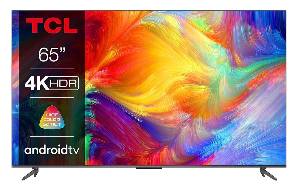TCL 65V型 4K対応スマートテレビ 65P735 家電 新品 F059 TCL 65P735K 65 inch Smart TV, 4K HDR, Ultra HD, Android TV