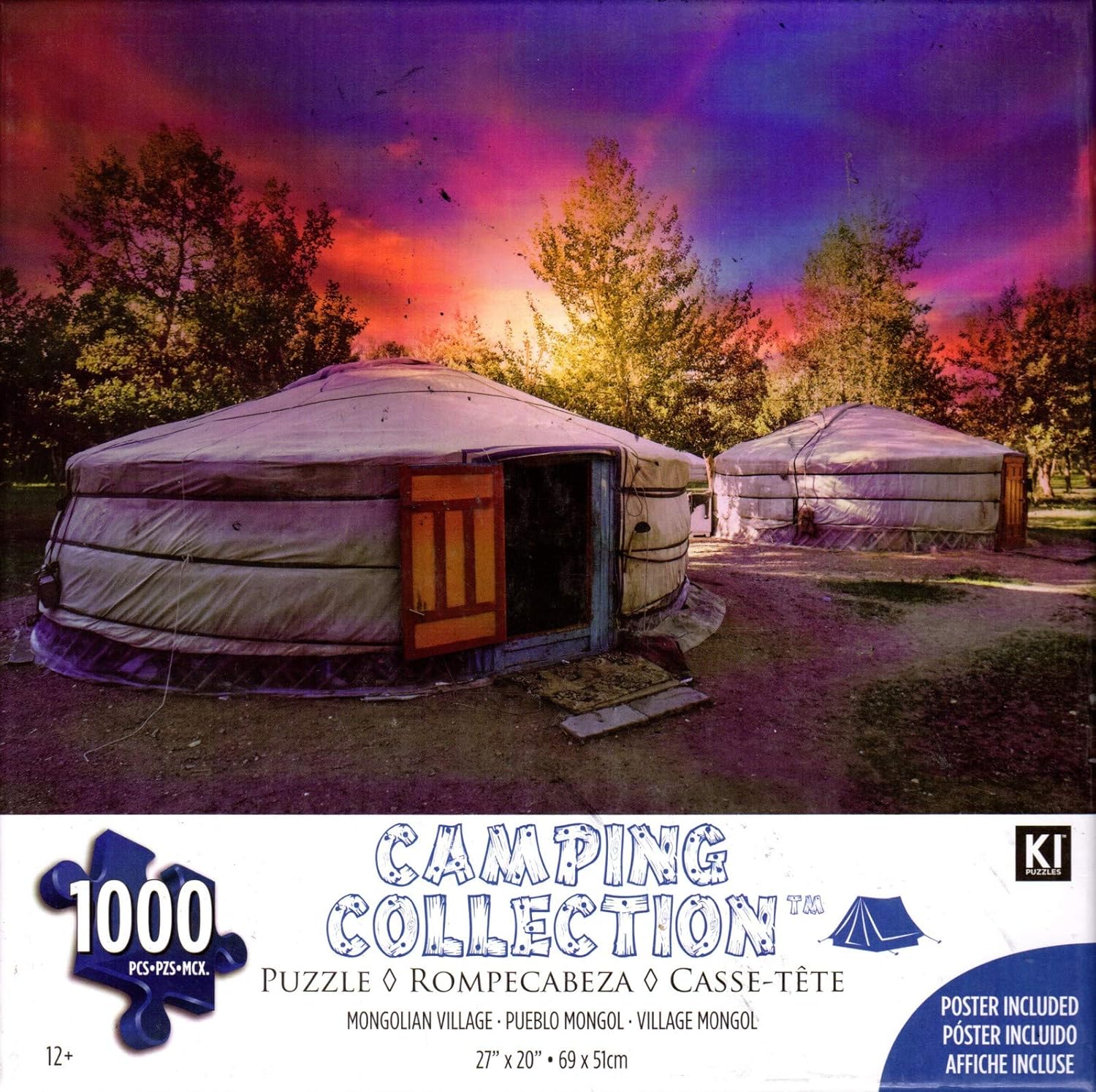 Mongolian Village 1000 Piece Puzzle