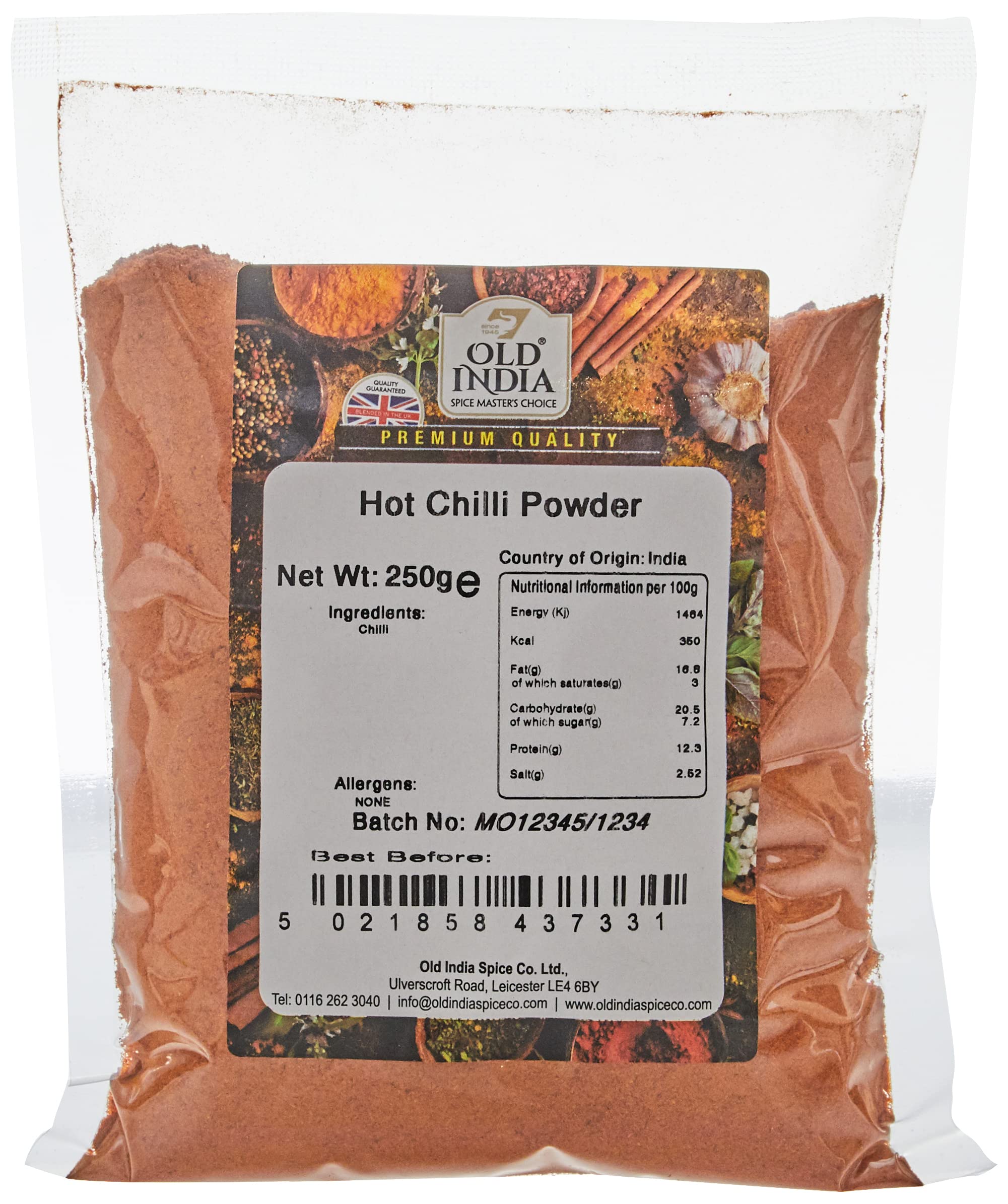 Old India Hot Chilli Powder 250g