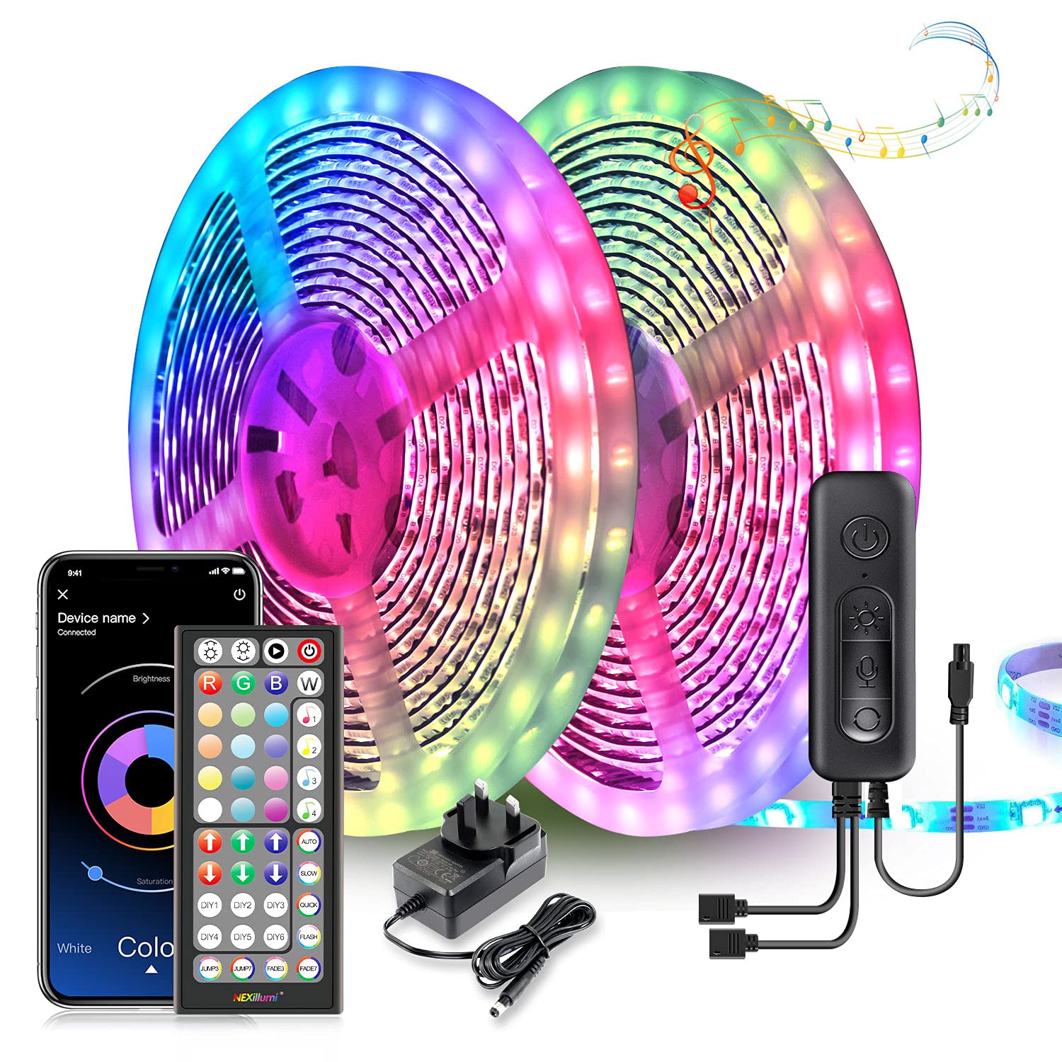 Buy LED Strip Lights 20M UltraLong LED Lights Strip Music Sync, App