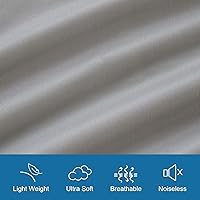 Vista 2 de Protector de colchón Twin impermeable, funda protectora de colchón tamaño Twin para cama de niños, sábana bajera suave y transpirable para cama