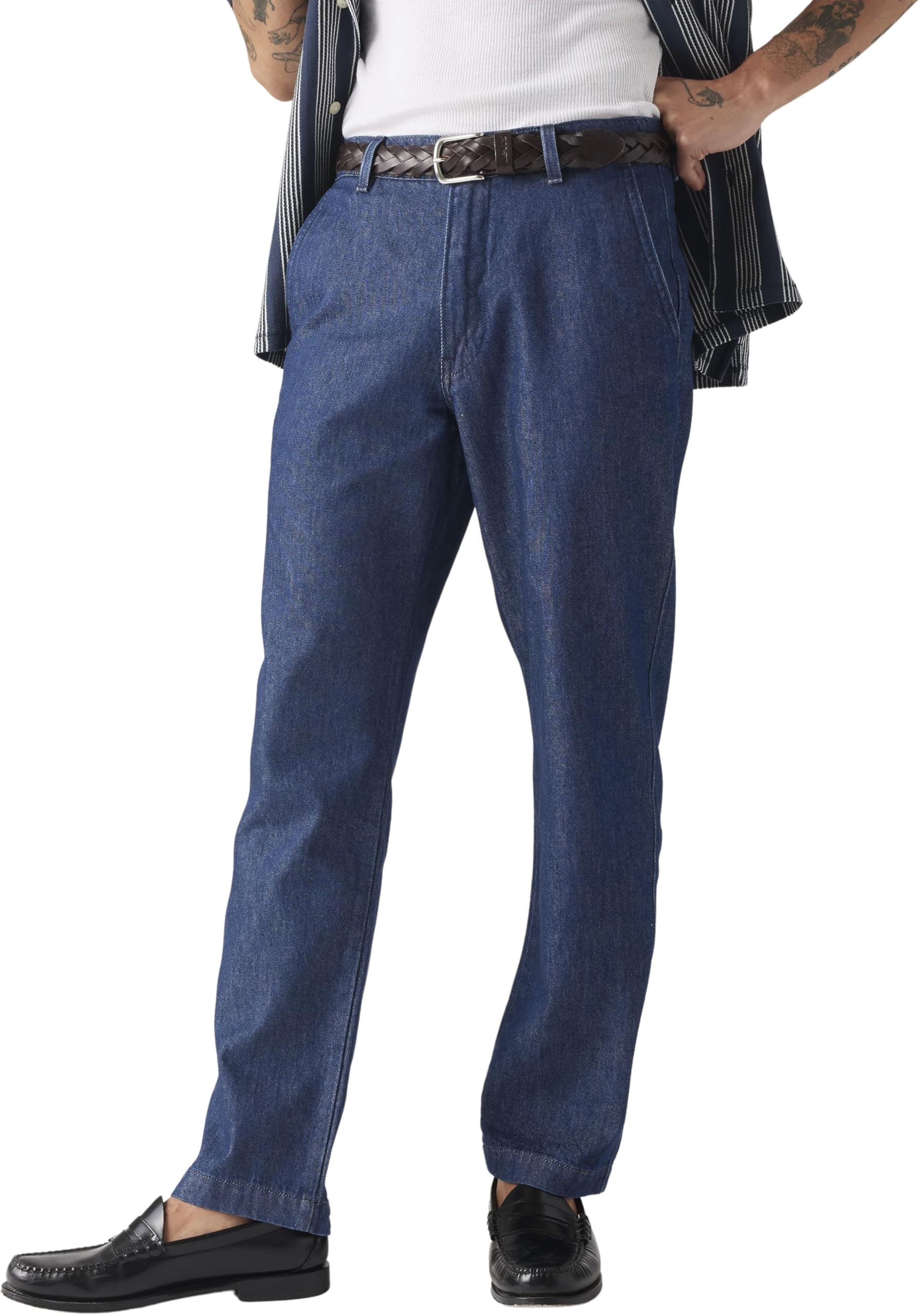 Levi's XX Chino Authentic Straight Men's Trousers, Half Past Rinse, 28W x 32L