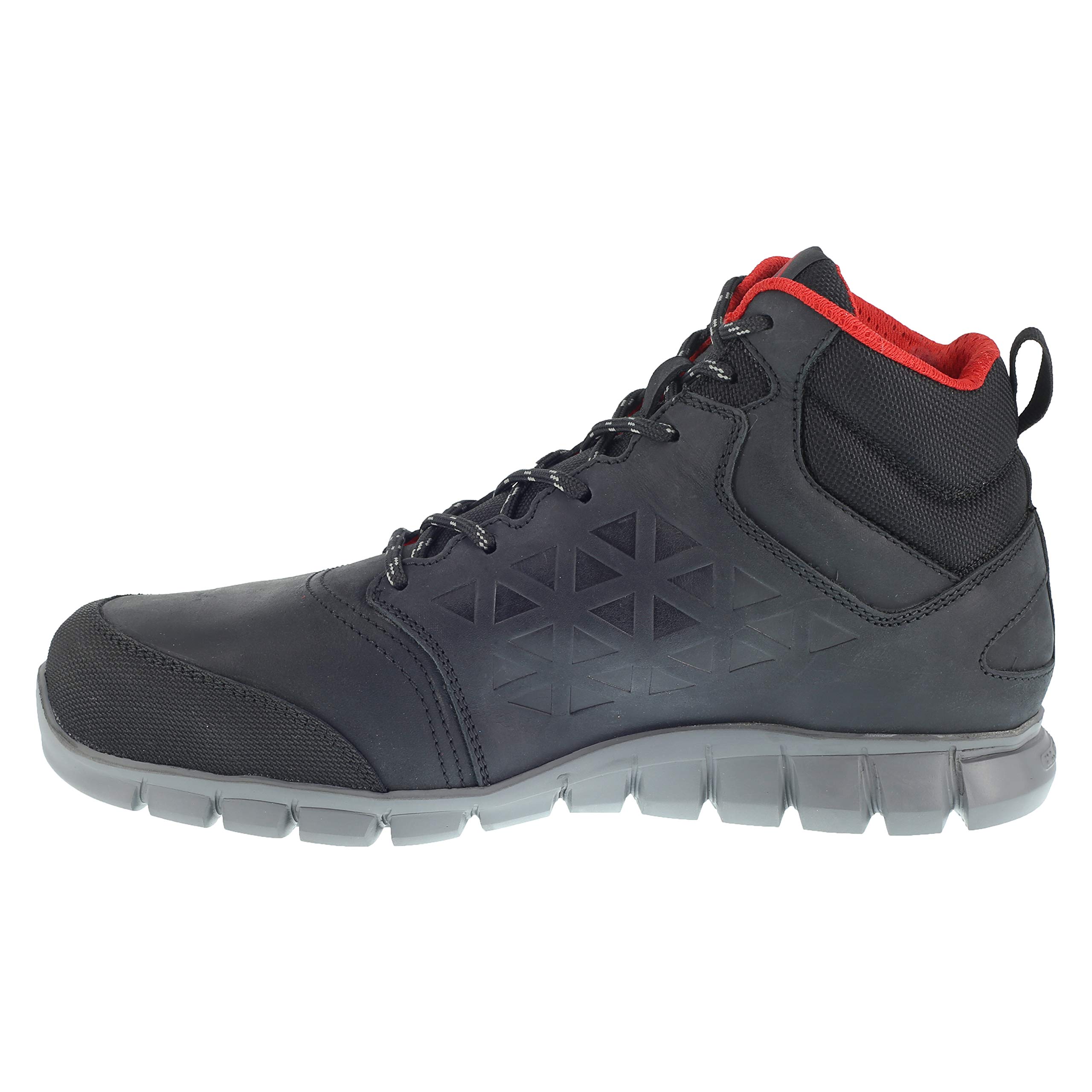 REEBOK WORK IB1037S3 Excel Light Męskie buty ochronne, aluminiowe noski, wodoodporne, rozmiar 47, czarne
