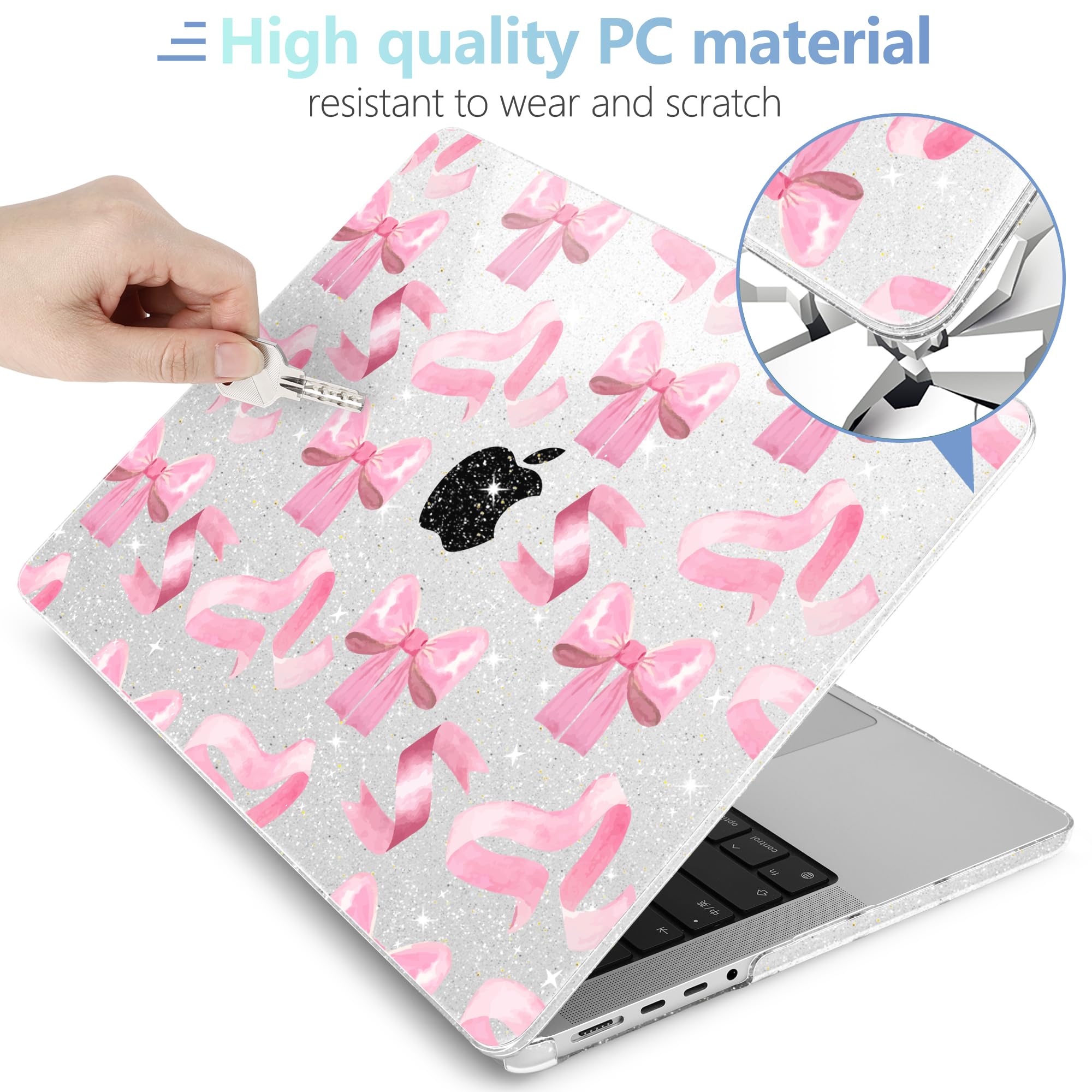 Soonjet For MacBook Pro 14 Inch Case 2024-2021 M4 M3 M2 M1 Pro/Max [100