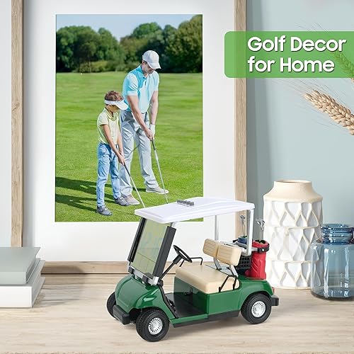 Miniatura 5 de Minireloj con pantalla LCD con forma de carrito de golf para los fans del golf. Un gran regalo o suvenir para golfistas