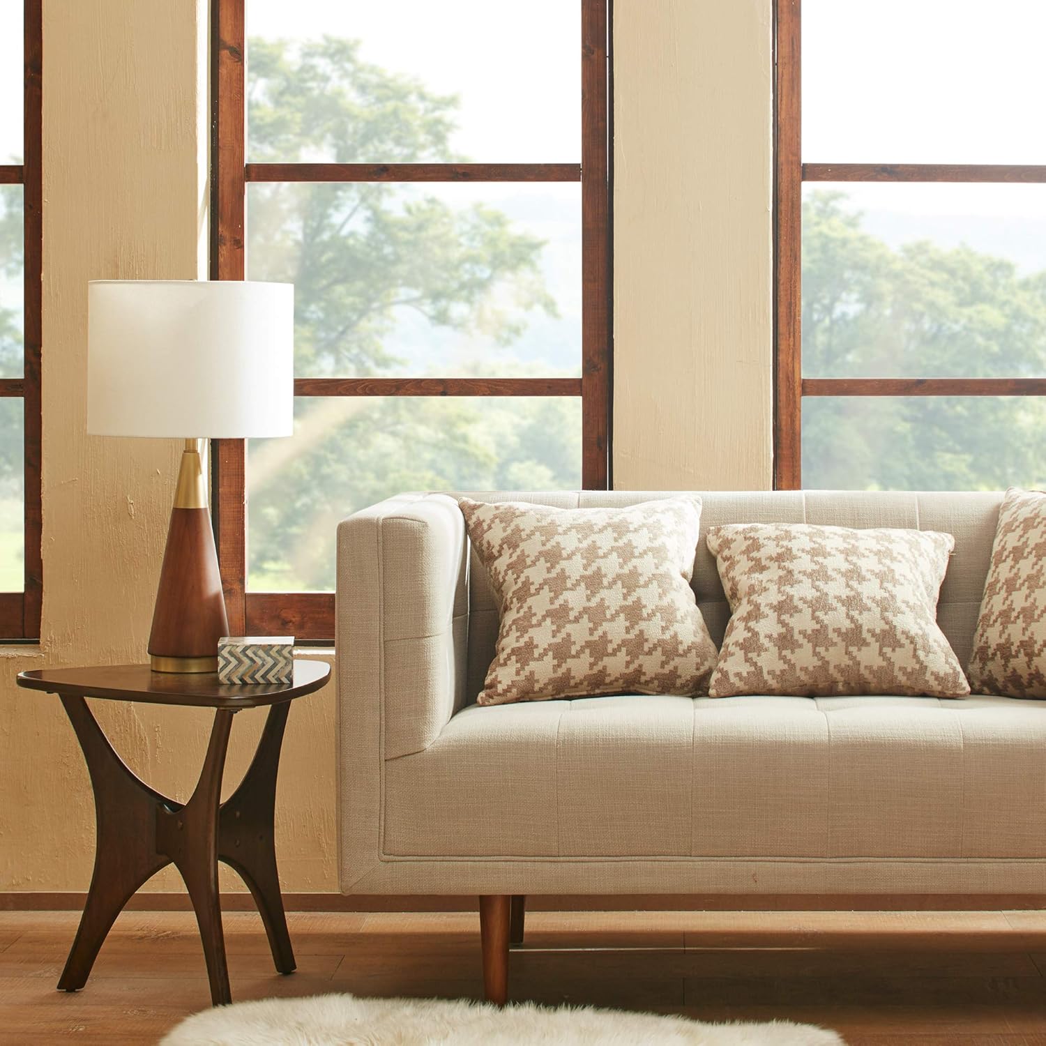 Crеаtіvе Prоduсt Chrislie Gold White Mid Century Modern Table Lamp , Contemporary Metal Wood Table Lamps for Bedrooms , 13.5W X 13.5D X 26H , Gold / Brown Crаzу Dеаlѕ Chrislie Gold White Mid Century Modern Table Lamp , Contemporary Metal Wood Table Lamps for Bedrooms , 13.5W X 13.5D X 26H , Gold / Brown