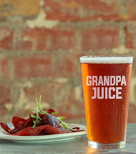 Miniatura 2 de Promotion & Beyond GRANDPA JUICE Vaso de cerveza  Regalo divertido para papá, tío abuelo de hija, hijo, esposa, día del padre