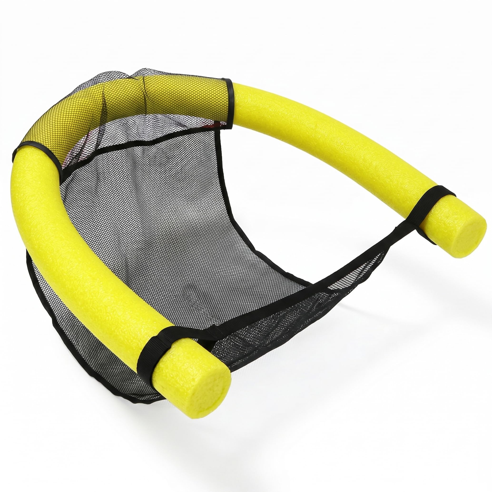 Chaise de piscine non gonflable, chaise flottante en maille – Structure éponge à haute flottabilité pour adultes et enfants, bleu