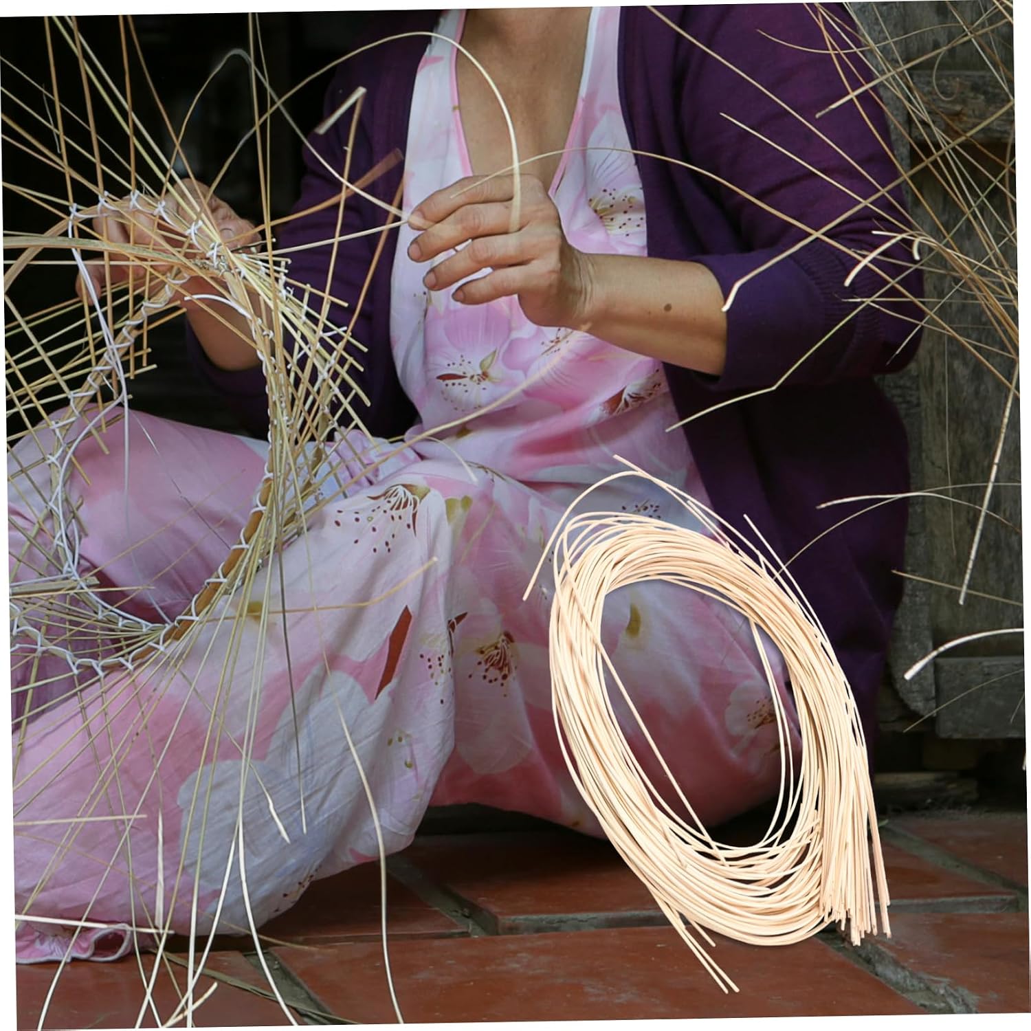 1 Roll Rattan Weaving Repair Material for DIY Chair Furniture