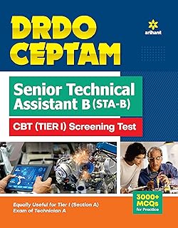 DRDO CEPTAM Senior Technical Assistant B STA-B CBT Tier 1 Screening Test
