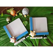 IVEI utility fridge magnet with a dry erase board and handcrafted wooden Turtle miniature - yellow - budget gifts - unique ideas - whiteboard