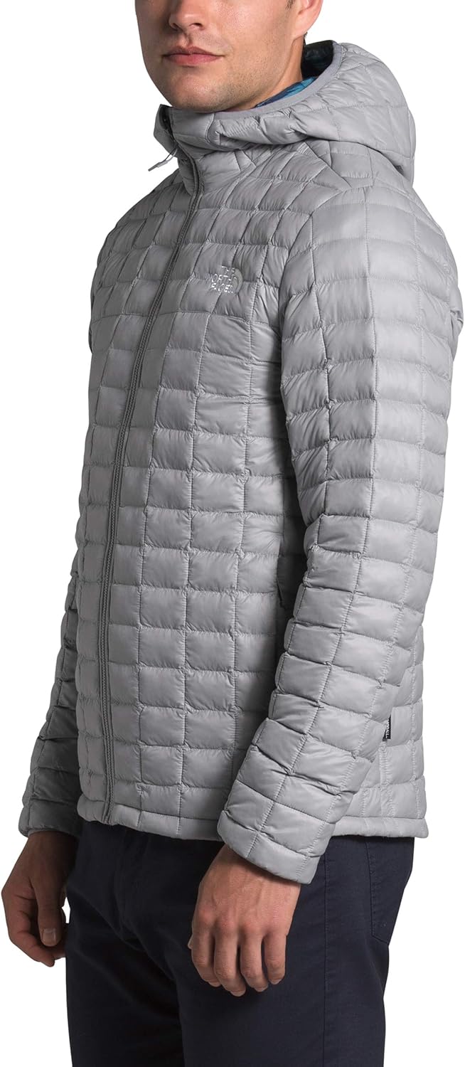 THE NORTH FACE Men's ThermoBall Eco Hoodie, Mid Grey Matte, L