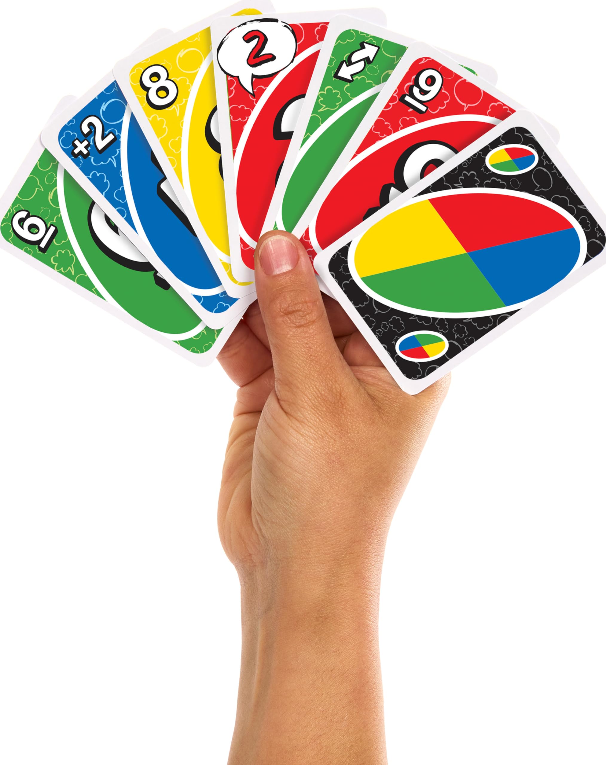 Mattel Games UNO House Rules Card Game for Family Night Game Night, Travel, Camping & Party, HRL31, Green, House Rules, Green - Image 4