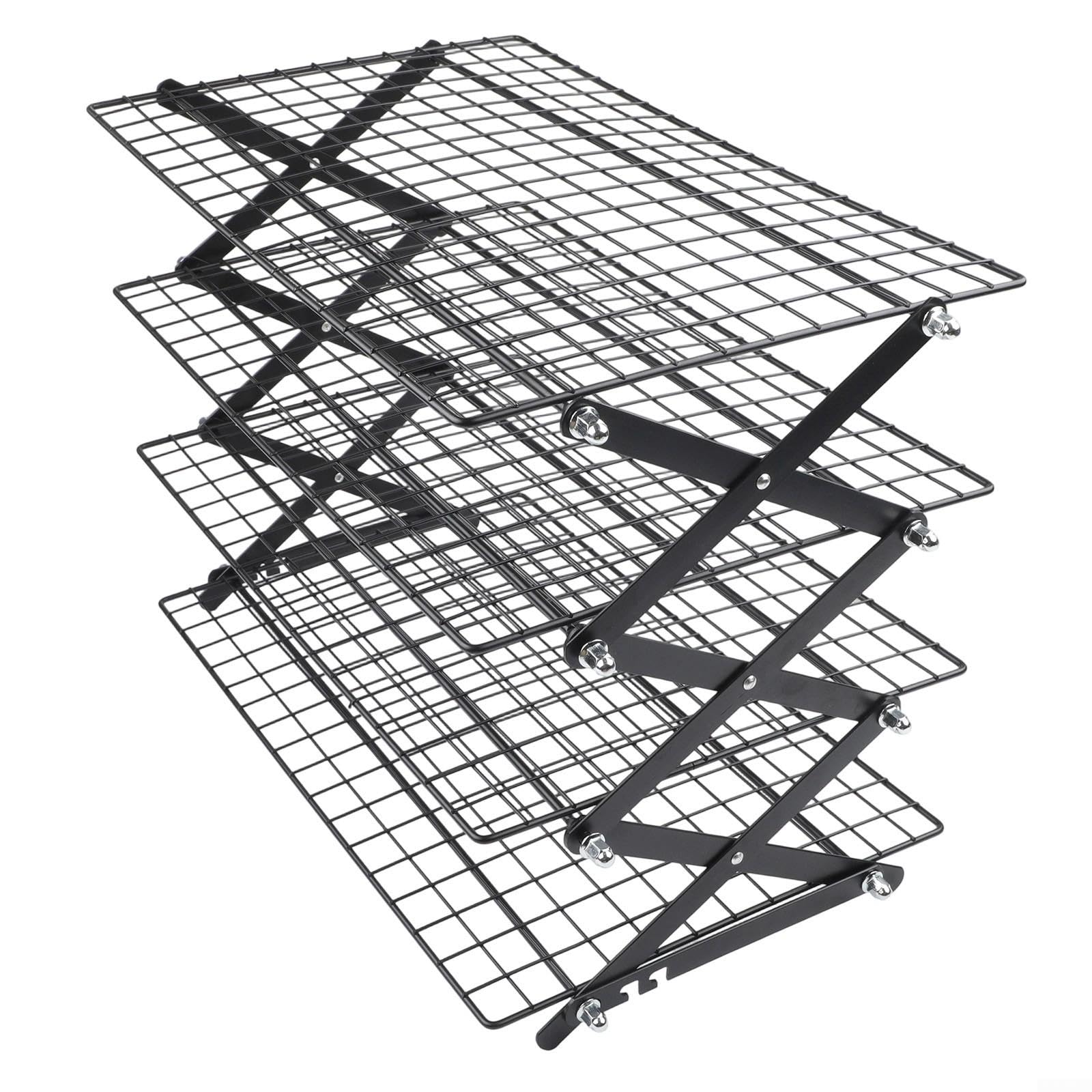 Grille de Refroidissement Pliable 2 Niveaux en Fer Grille de(Four-layer)