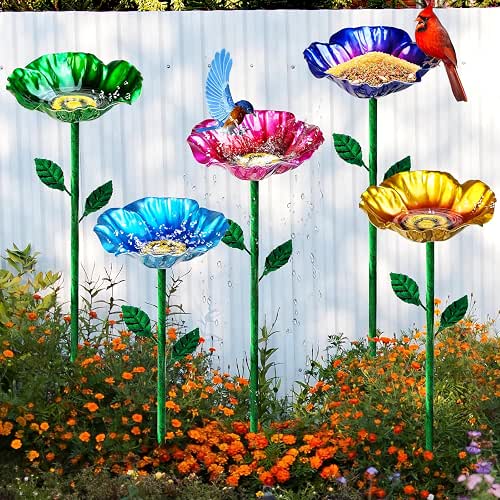 Metal Bird Baths for Outdoors, Garden Bird Bath & Bird
