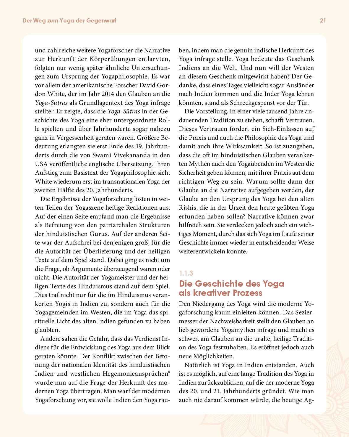 Der Weg des Yoga: Handbuch für Übende und Lehrende