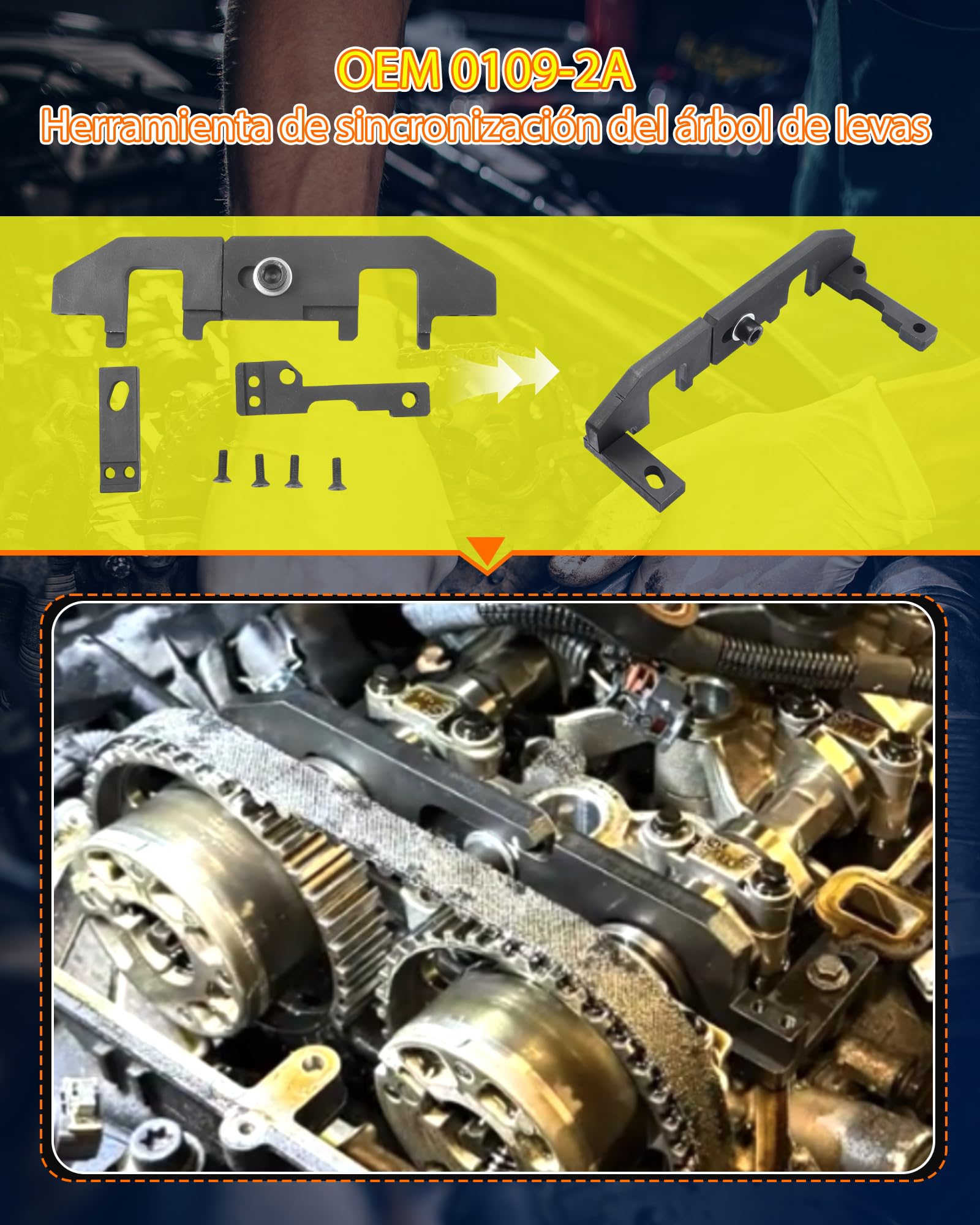 9PCS Util Calado Distribucion Timing Belt Tit Compatible con Citroen, para Peugeot, para Opel, para 1.0, 1.2 Vti (VVT) /para GDI PureTech Petrol 0109-2A, 0109-2B, G-0109-6, 0109-2B, 109-2D, 109-2C