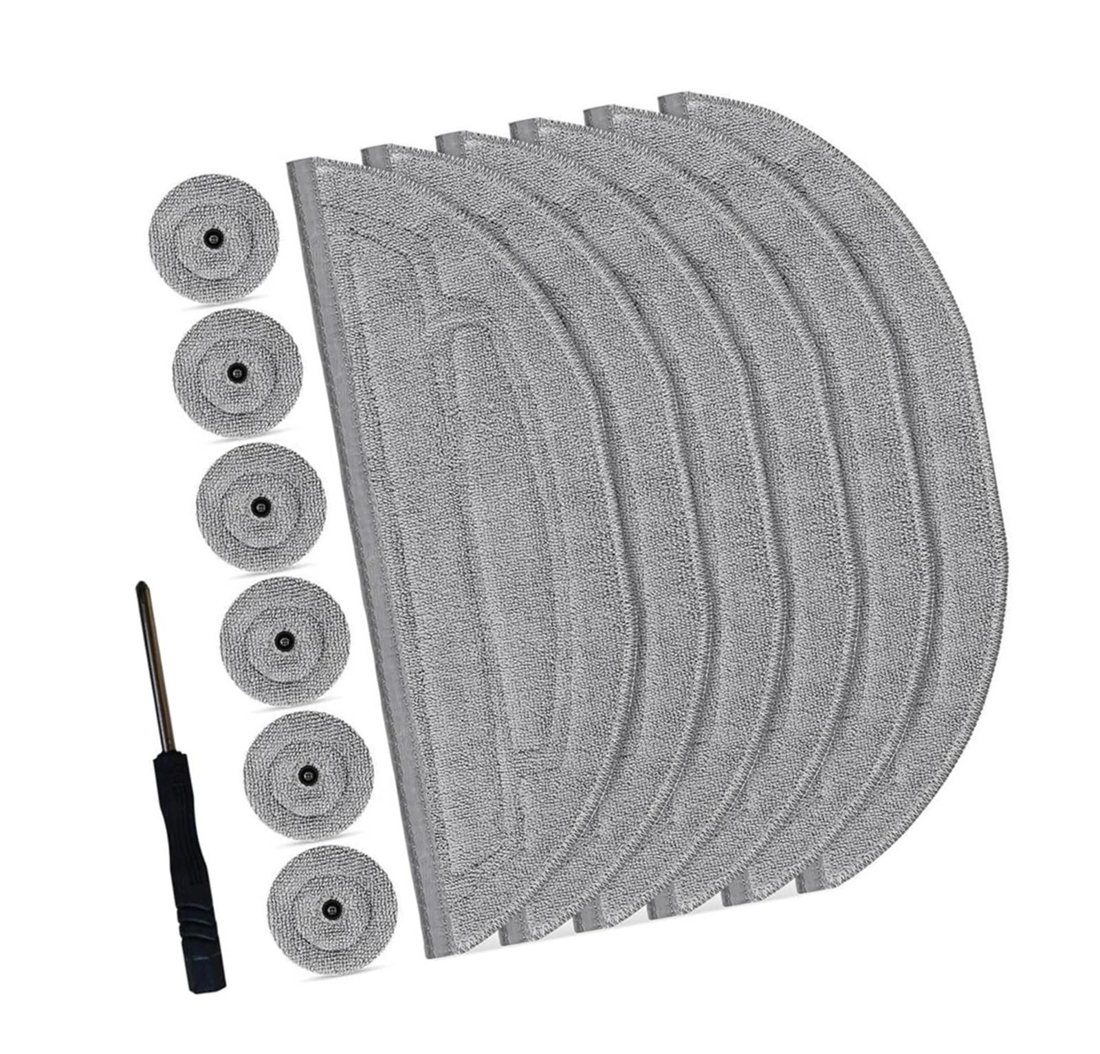 SAMRSUEDA Mop Pads, Compatible For Roborock S8 MaxV Ultra / S8 Max Ultra Robot Vacuum Cleaner Mop Cloth Refills