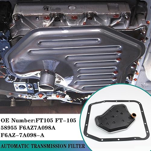 Miniatura 6 de Kit de filtro de transmisión automática 4R70W 4R75W 4R75E compatible con Ford F150 Expedition Mus-tang Crown Victoria Grand Marquis Explorer