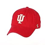 NCAA Zephyr Indiana Hoosiers Mens Scholarship Relaxed Hat, Adjustable, Team Color