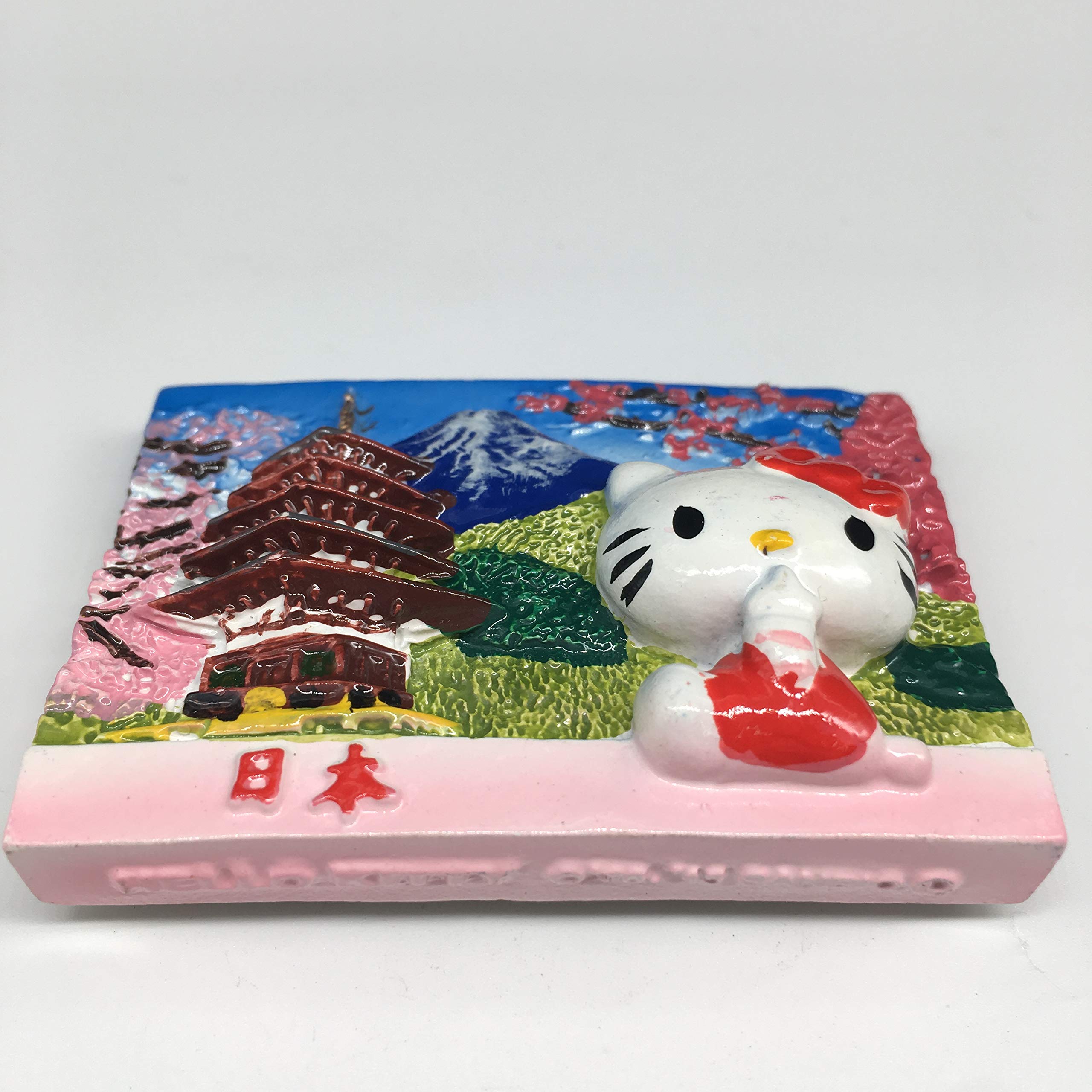 Magnete per Frigorifero 3D in Resina, Souvenir Creativo del Monte Fuji