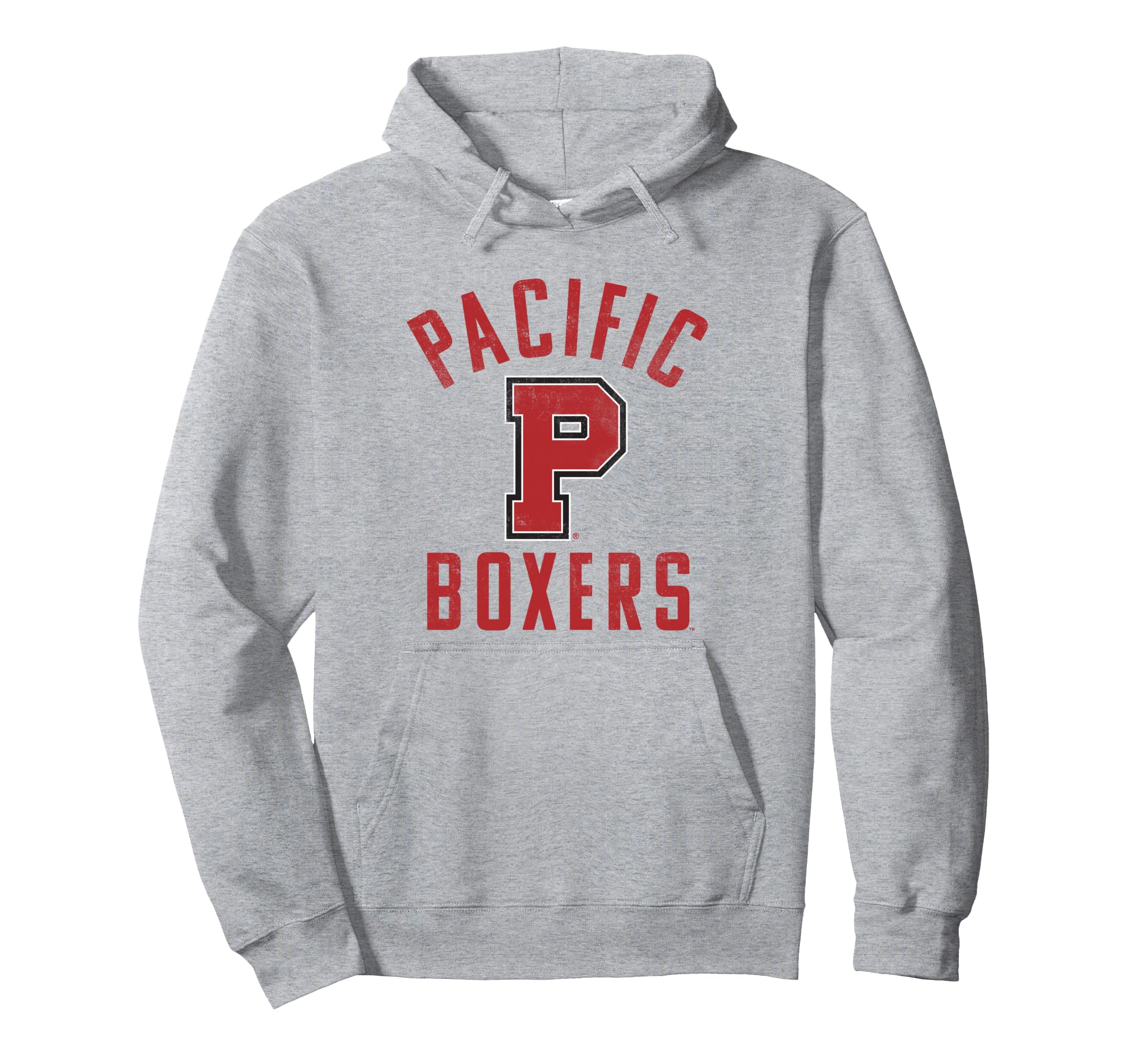 Pacific University Boxers Large Pullover Hoodie