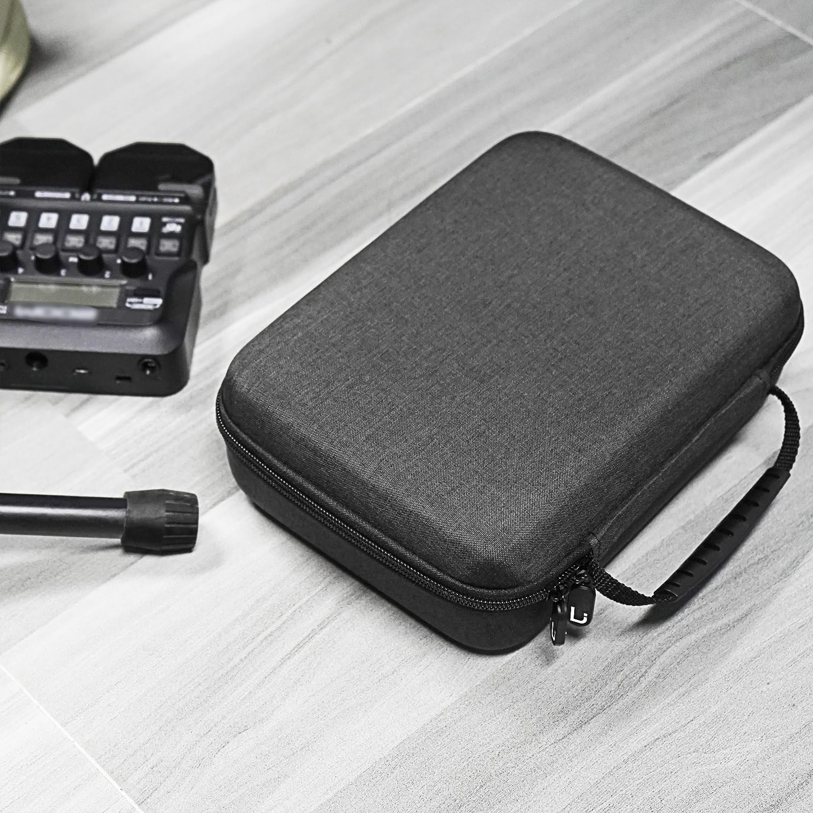 Linkidea Funda rígida de Viaje Compatible con Zoom G1X Four, B1X Four, A1X Four, procesador multiefectos para Guitarra y bajo (Gris Oscuro)