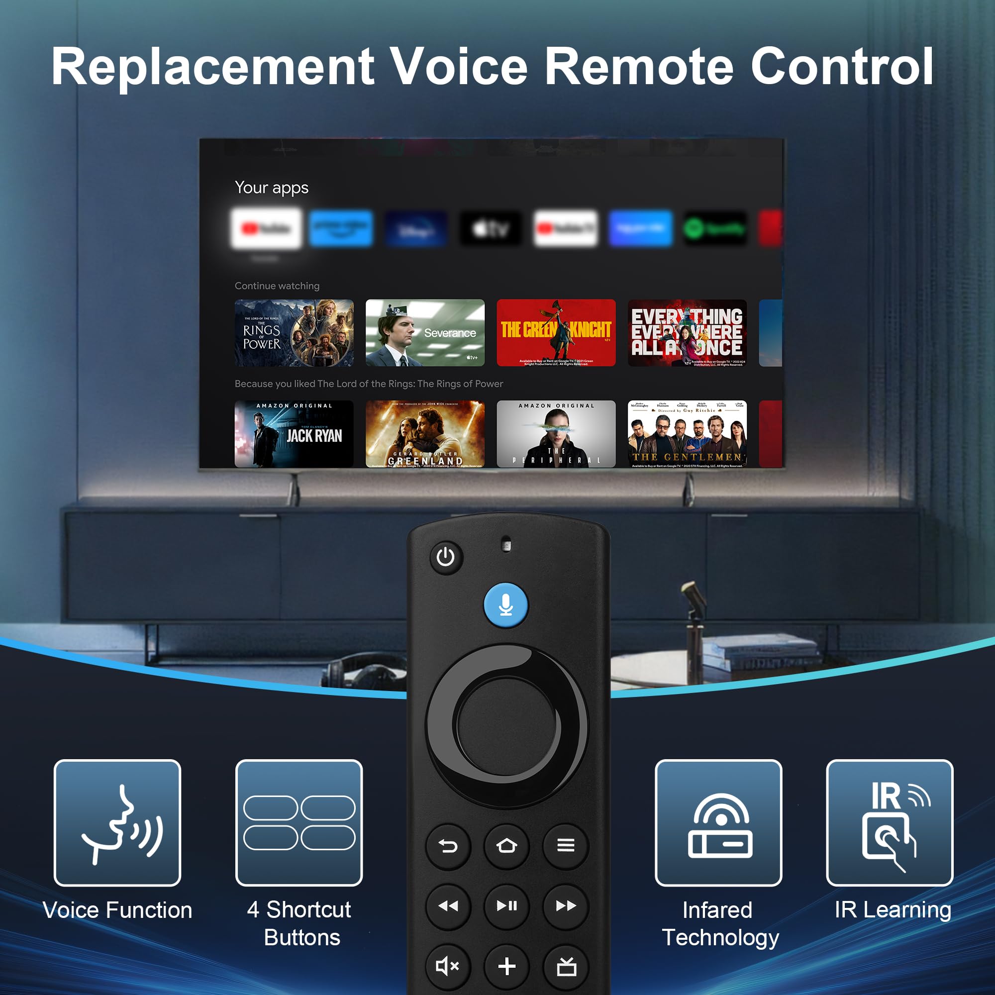 Cube Remote Control Module Snapklik.com : Replacement Remote Control Fit For Smart TV Cube,TV ...