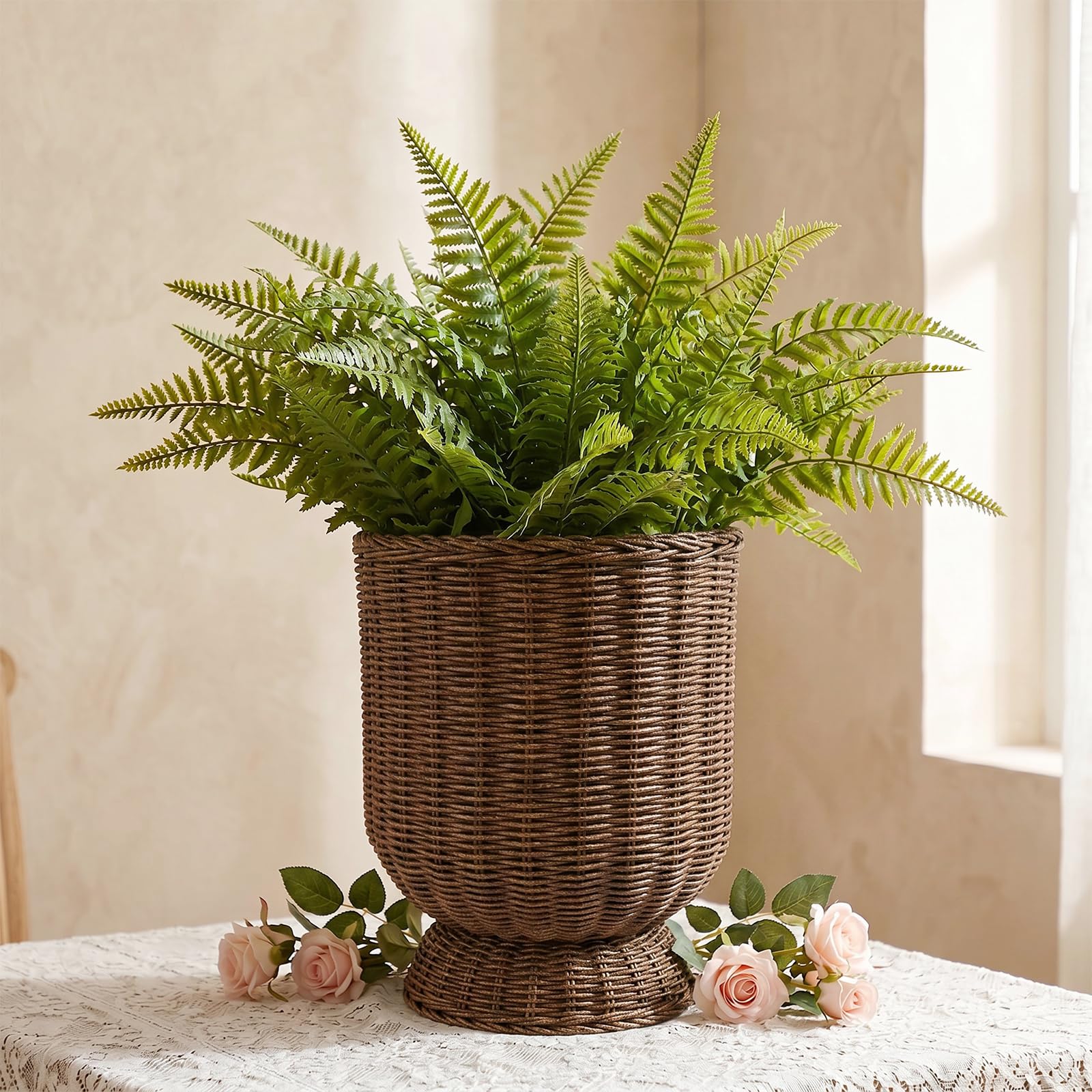 Cesta de Flores Boho Chic decoración del hogar para Dormitorio jarrones de