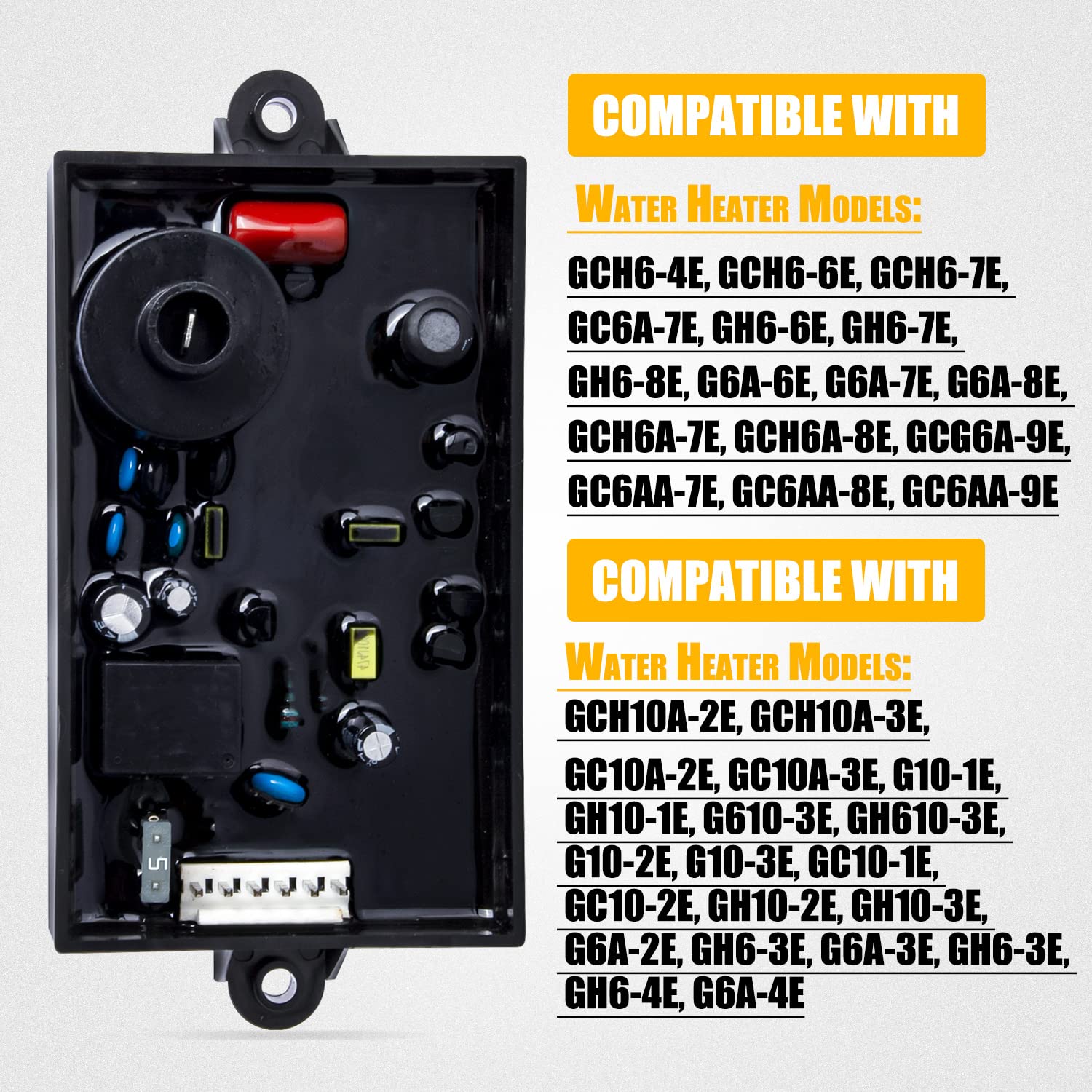 Amazon.com: Wztepeng Water Heater Ignition Control Circuit Board 91367  Replace Number 93865 93307 93253 Compatible with G6A-6E/7E/8E GH10-1E/2E/3E  GH6-3E/4E/6E/7E : Automotive