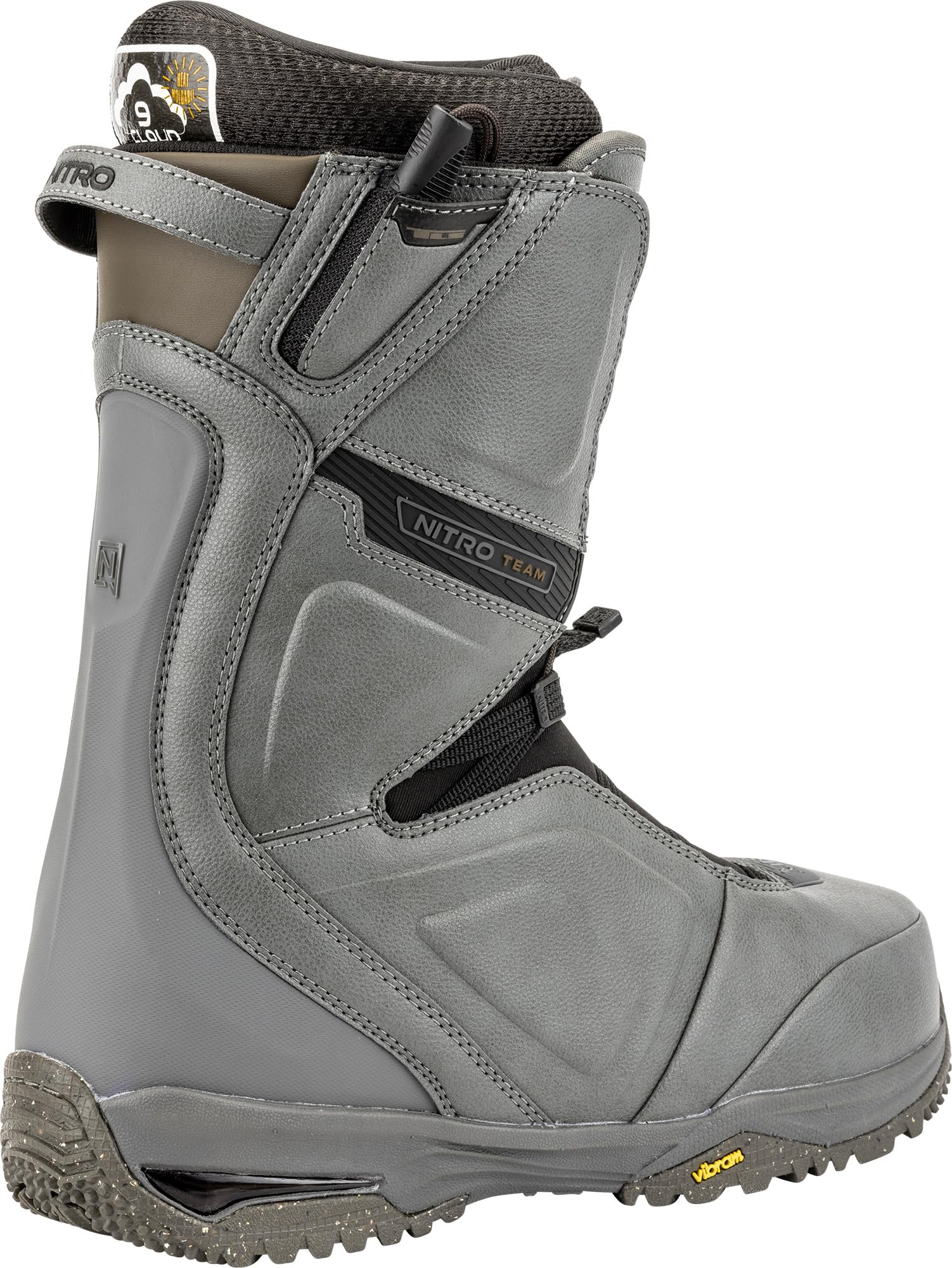 Nitro Team TLS męska łódź snowboardowa, CHARCOAL, 29,5