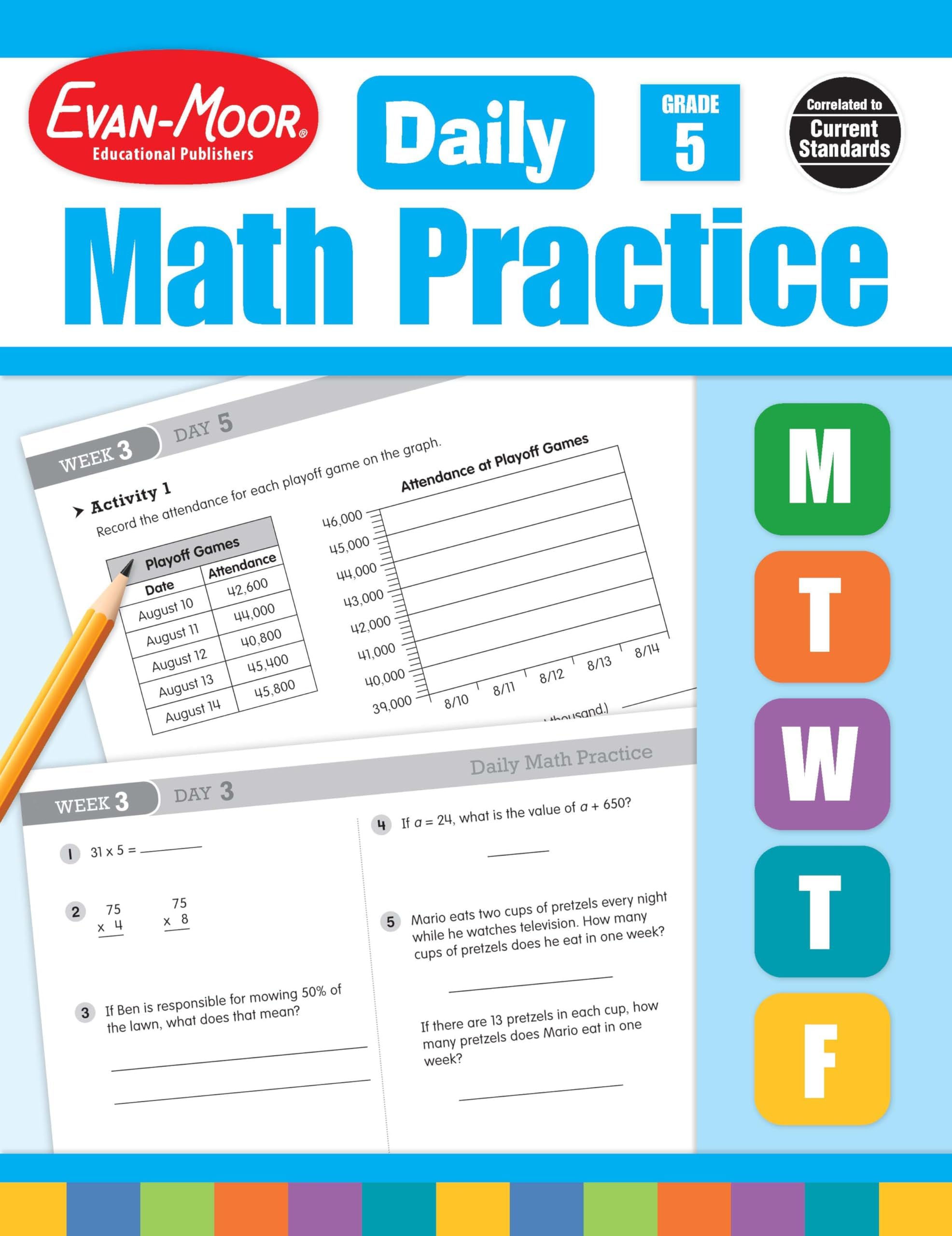 Daily Math Practice, Grade 5
