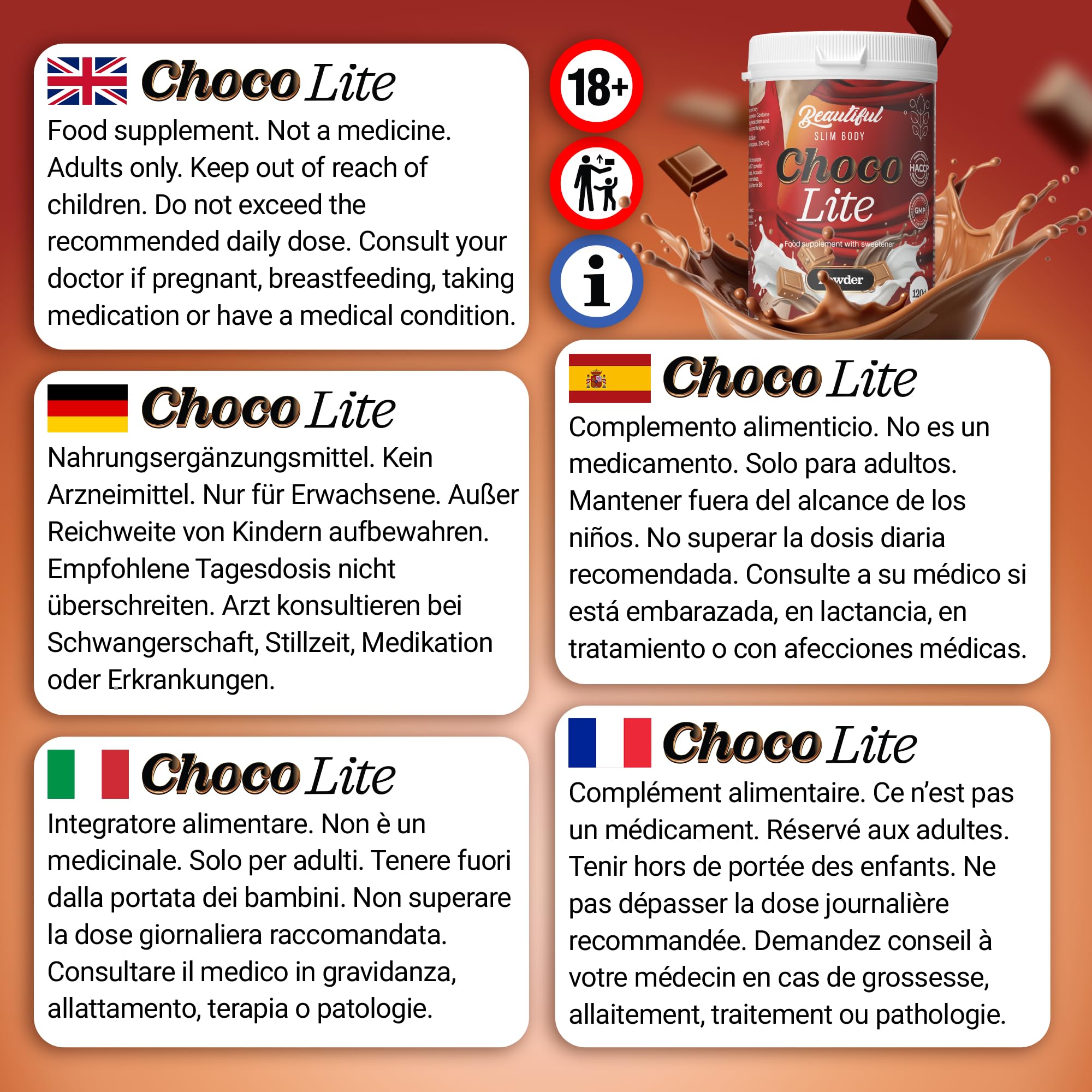 Choco Lite 120 gram