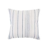 Hand-Woven Organic Cotton Pillow Cover (20x20)