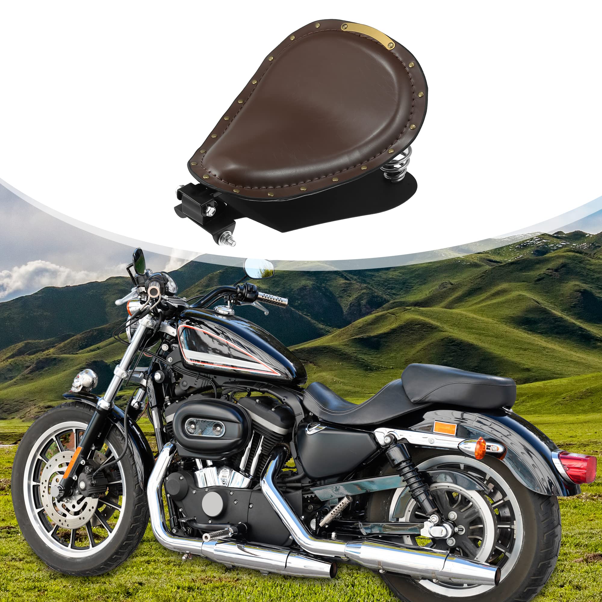 Amazon | Motoforti 1セット 3インチ オートバイ リベット ソロシート