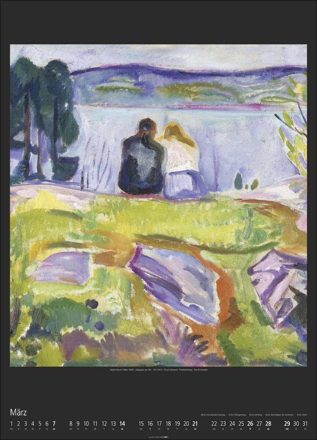 World of Art Kalender 2027: Meisterwerke der klassischen Moderne in einem Kunstkalender im Großformat. Jahres-Wandkalender XXL für Kunstliebhaber, 49 x 68 cm
