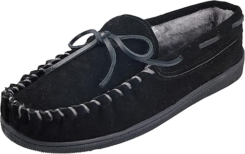 Mens moccasin slippers size 12 Clearance