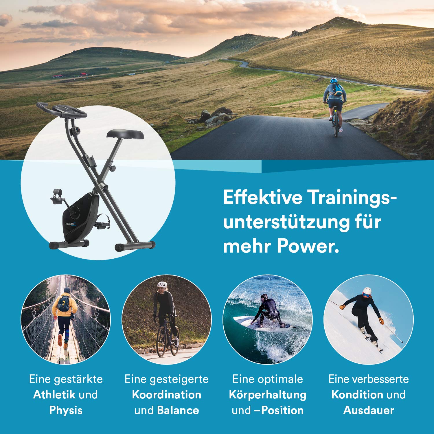 skandika exercise bike