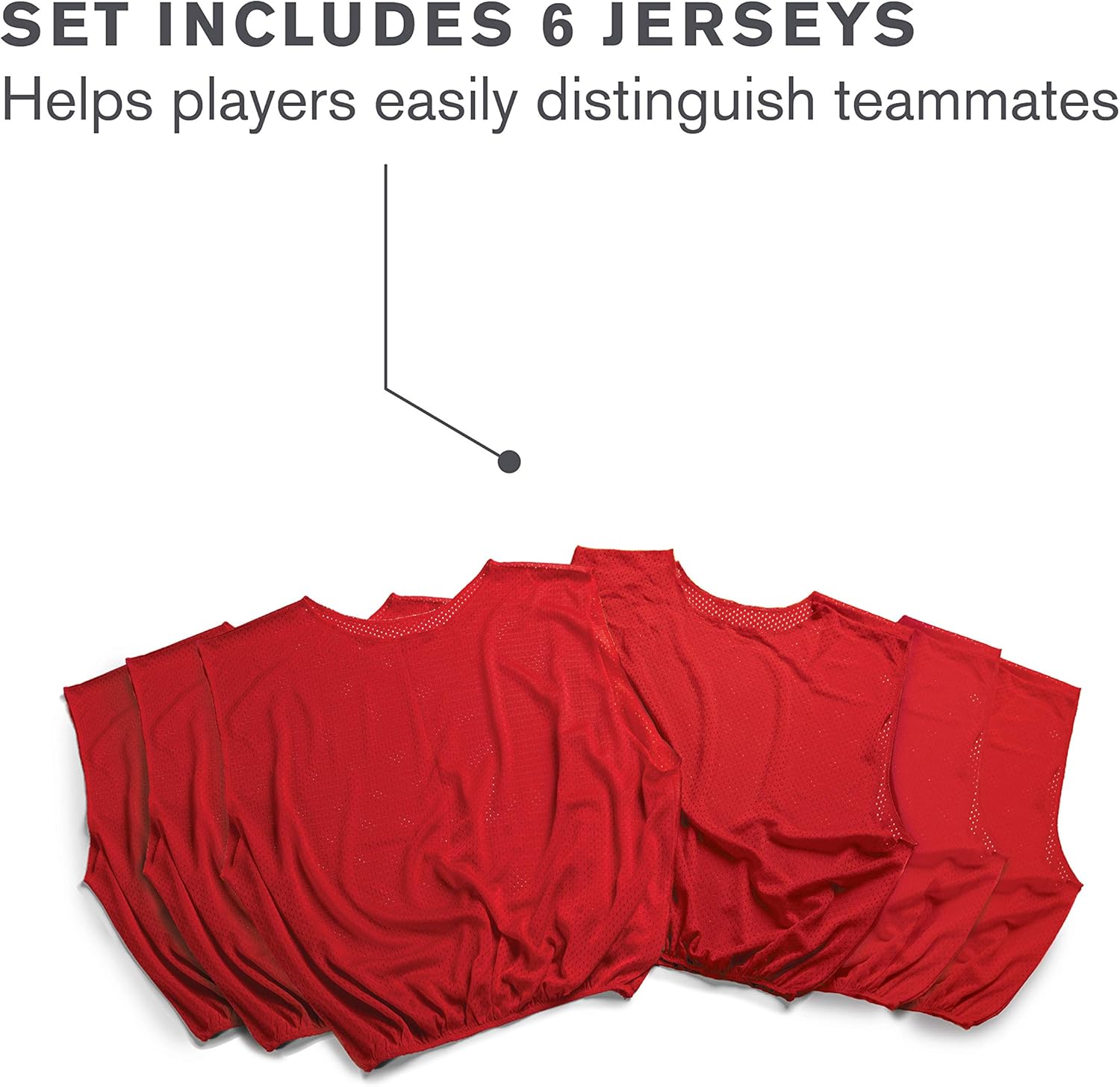 SKLZ Sports Mesh Practice Jersey Pack of 6 : Clothing, Shoes & Jewelry