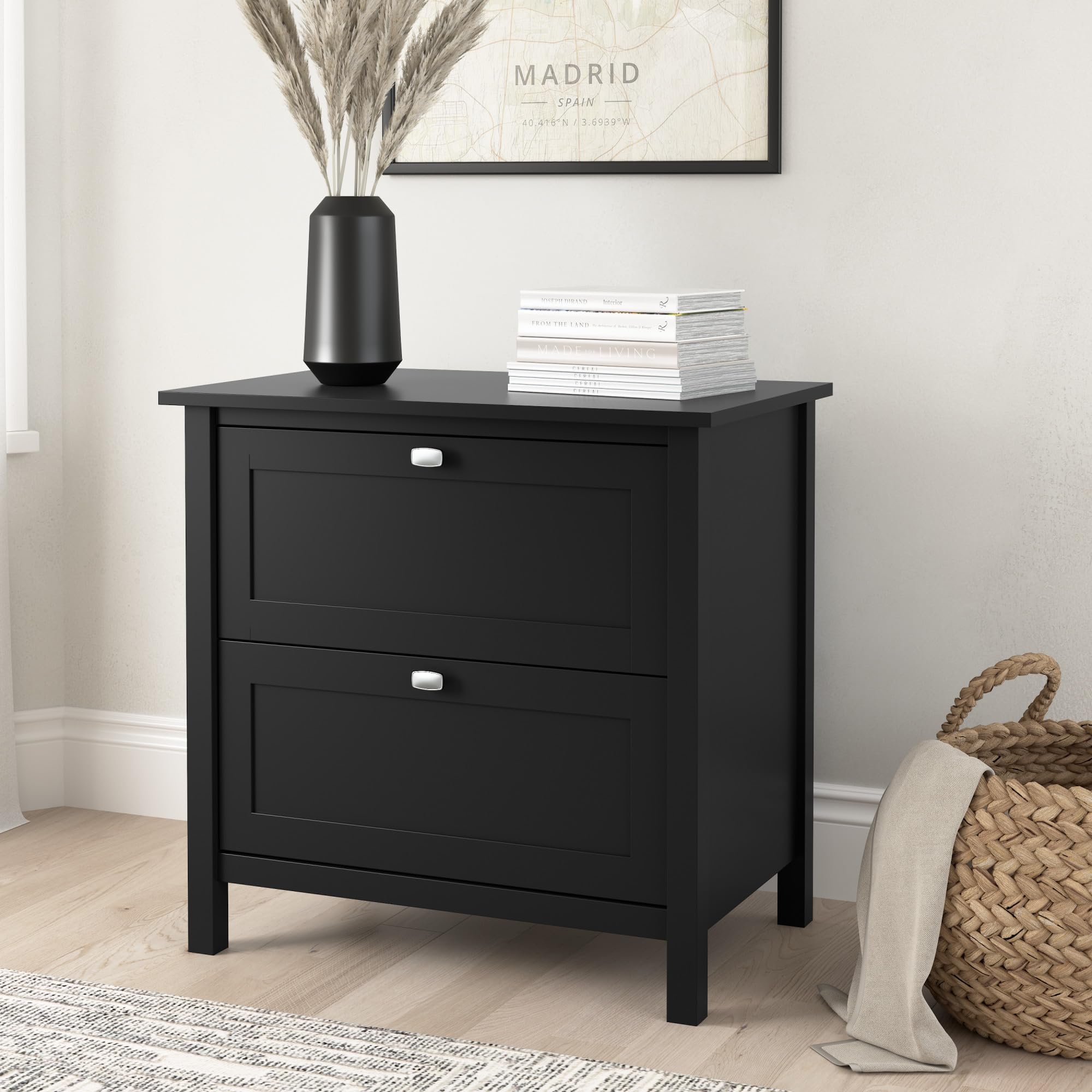 Amazon.com: Bush Furniture Broadview 2 Drawer Lateral File Cabinet