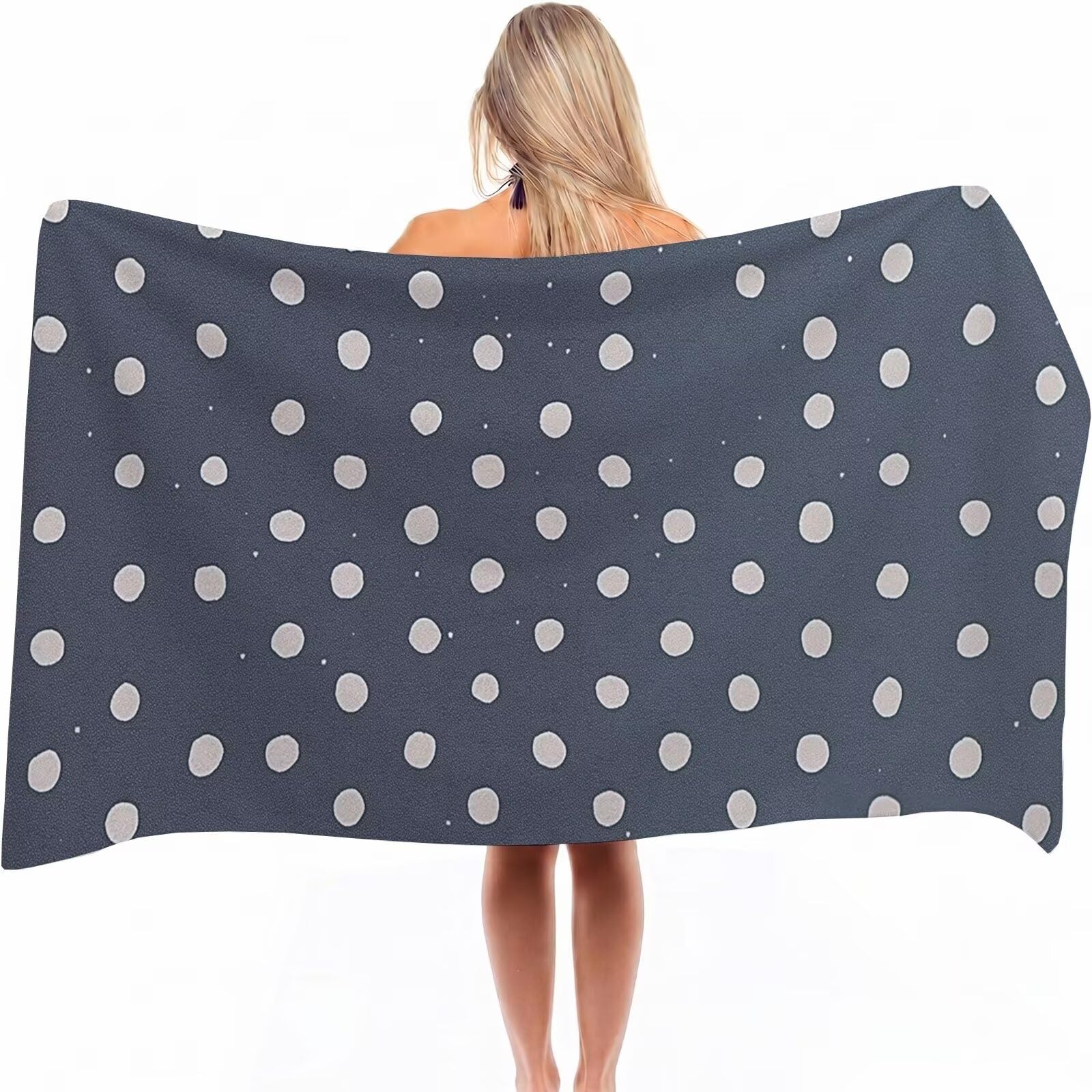 Drap de bain anti-sable serviette de plage microfibre pour adulte