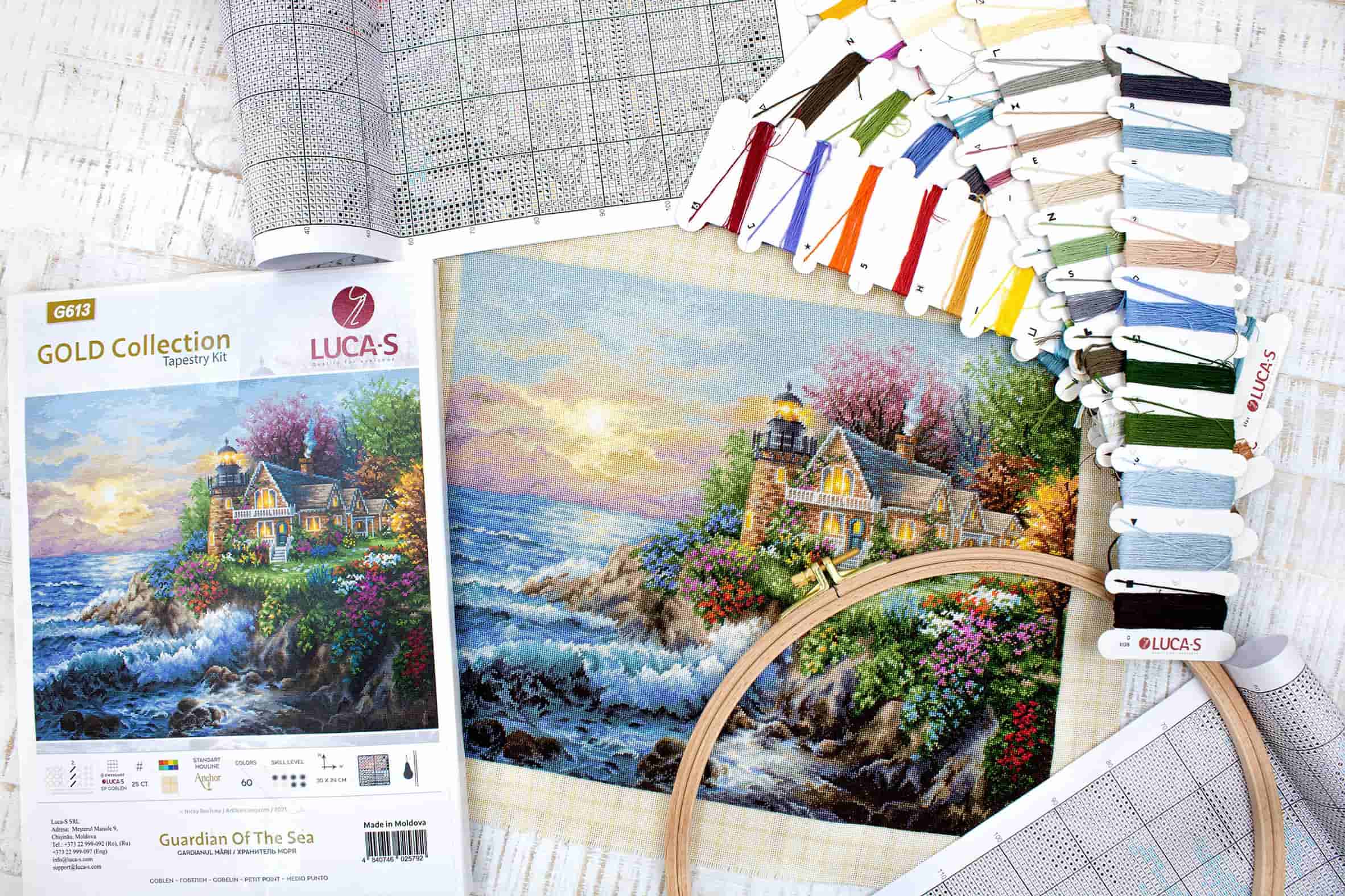 Amazon.com: Luca-S Cross Stitch Kit Forest Animals, BU5057