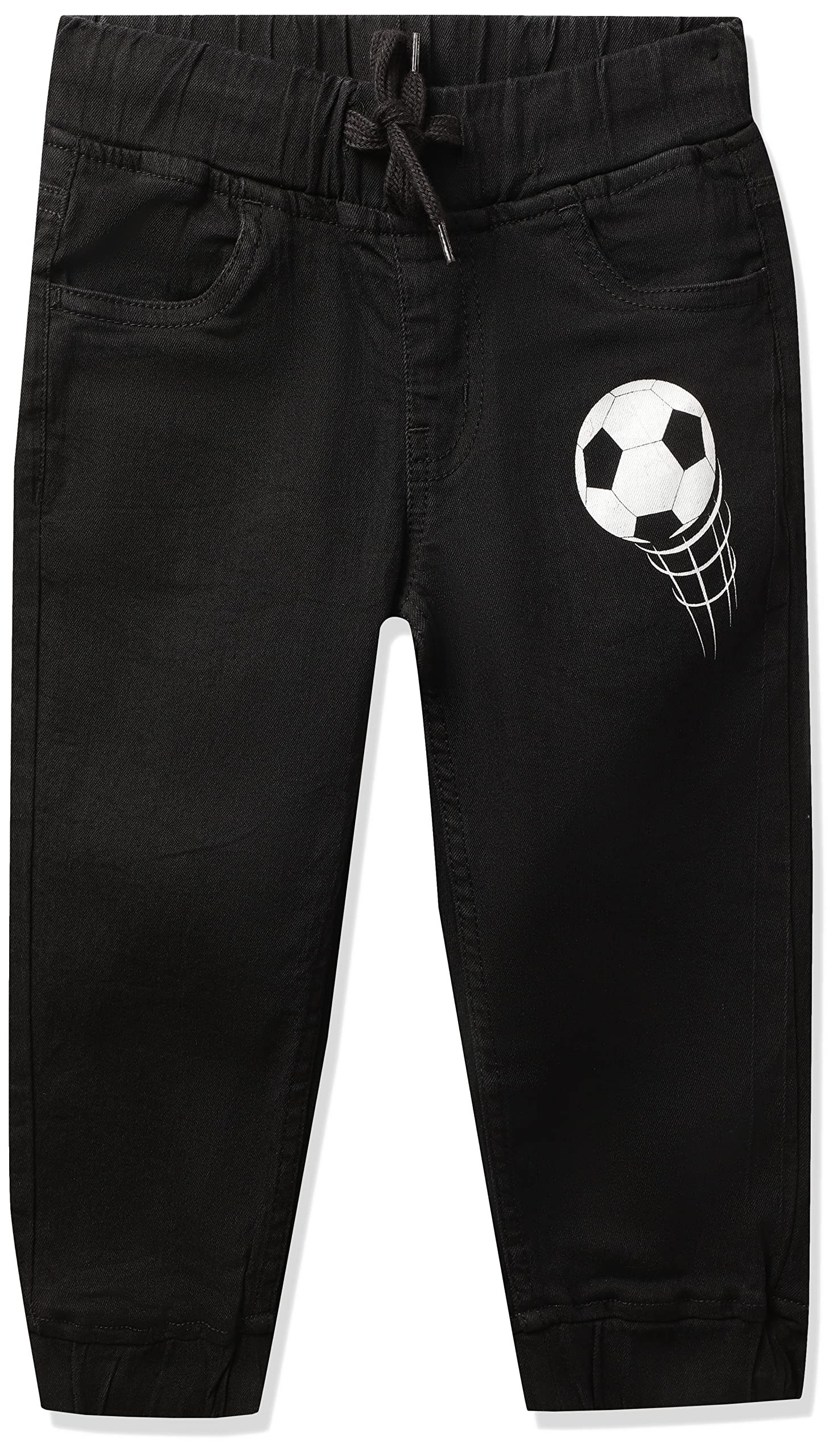 Amazon Brand - Symbol Boys Boys Slim Fit Stretchable Jogger Jeans (Elasticated Waist Band)